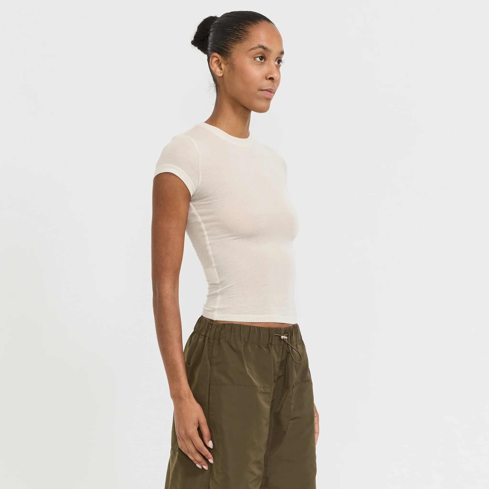 Sheer Baby Tee Cream - Image 3