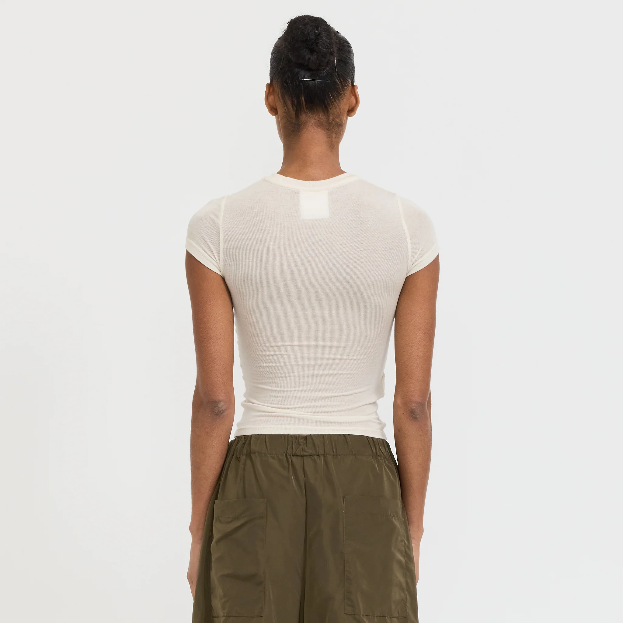 Sheer Baby Tee Cream - Image 4
