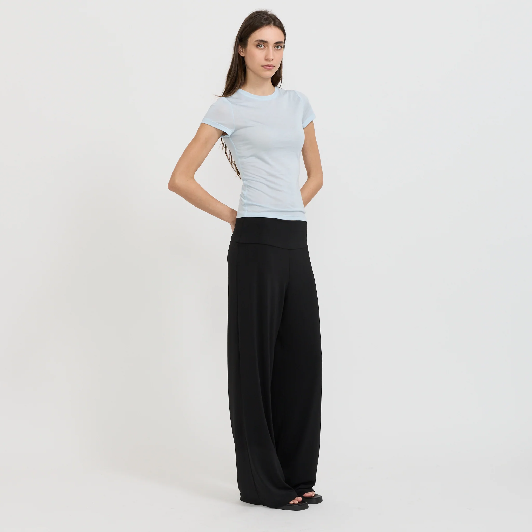 Sheer Baby Tee Pale Blue - Image 2