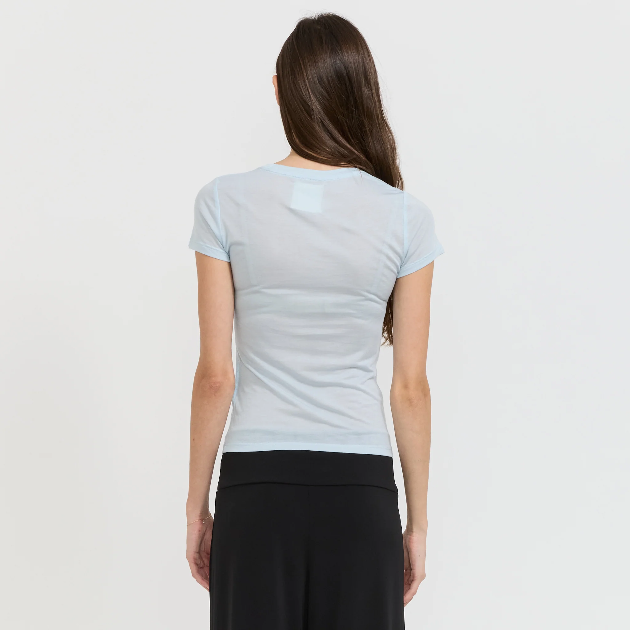 Sheer Baby Tee Pale Blue - Image 4