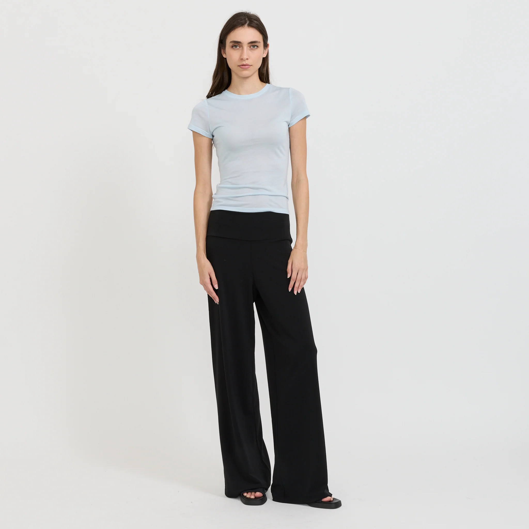 Sheer Baby Tee Pale Blue - Image 6