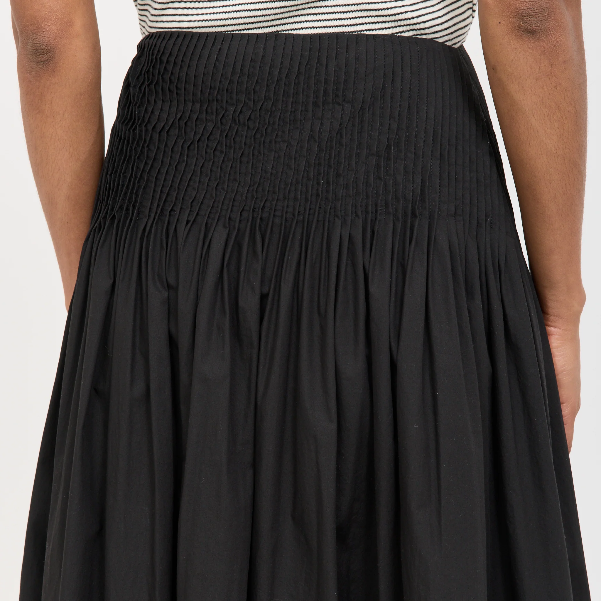 Sherry Pleated Skirt Black - Image 6