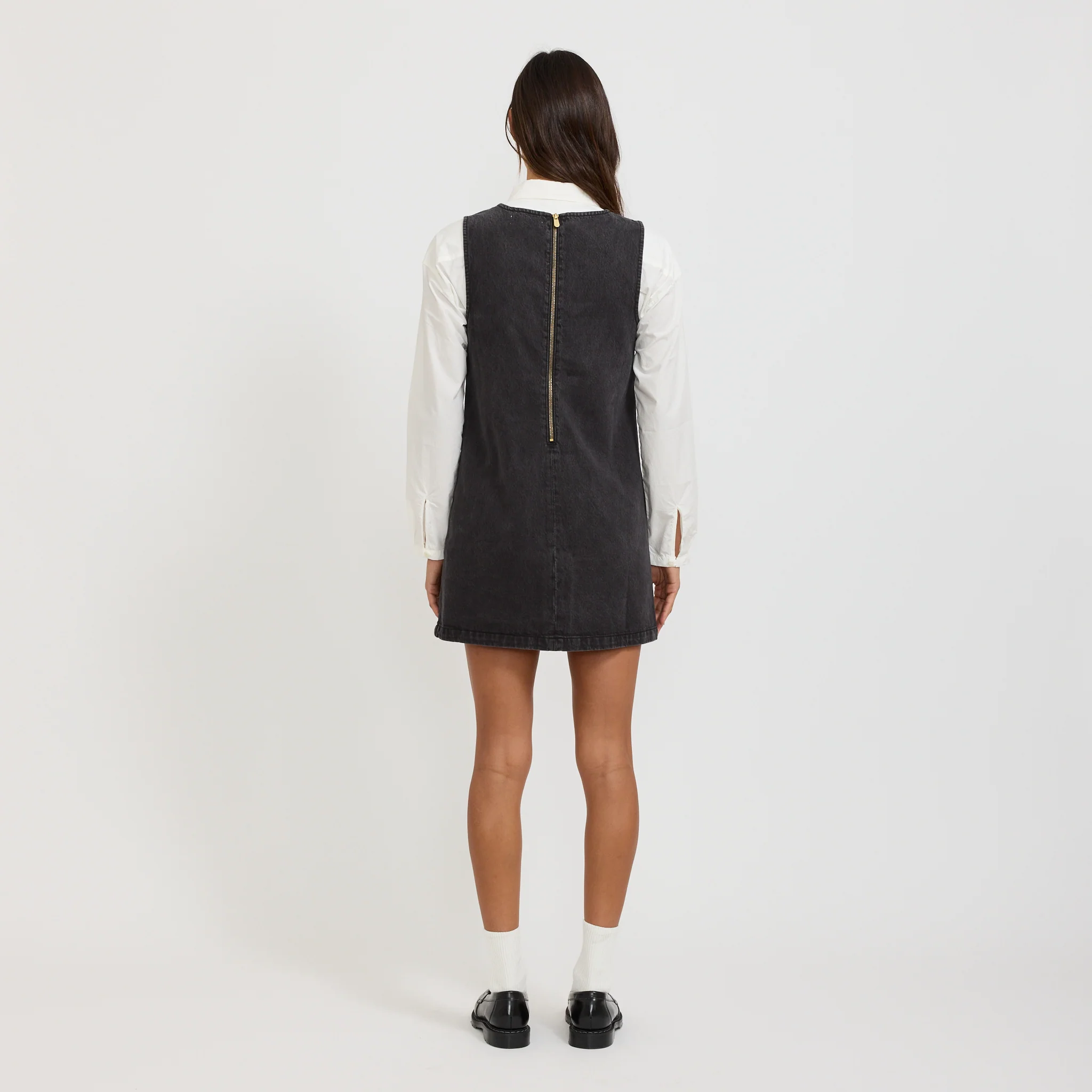 Shift Dress Stone Black - Image 3