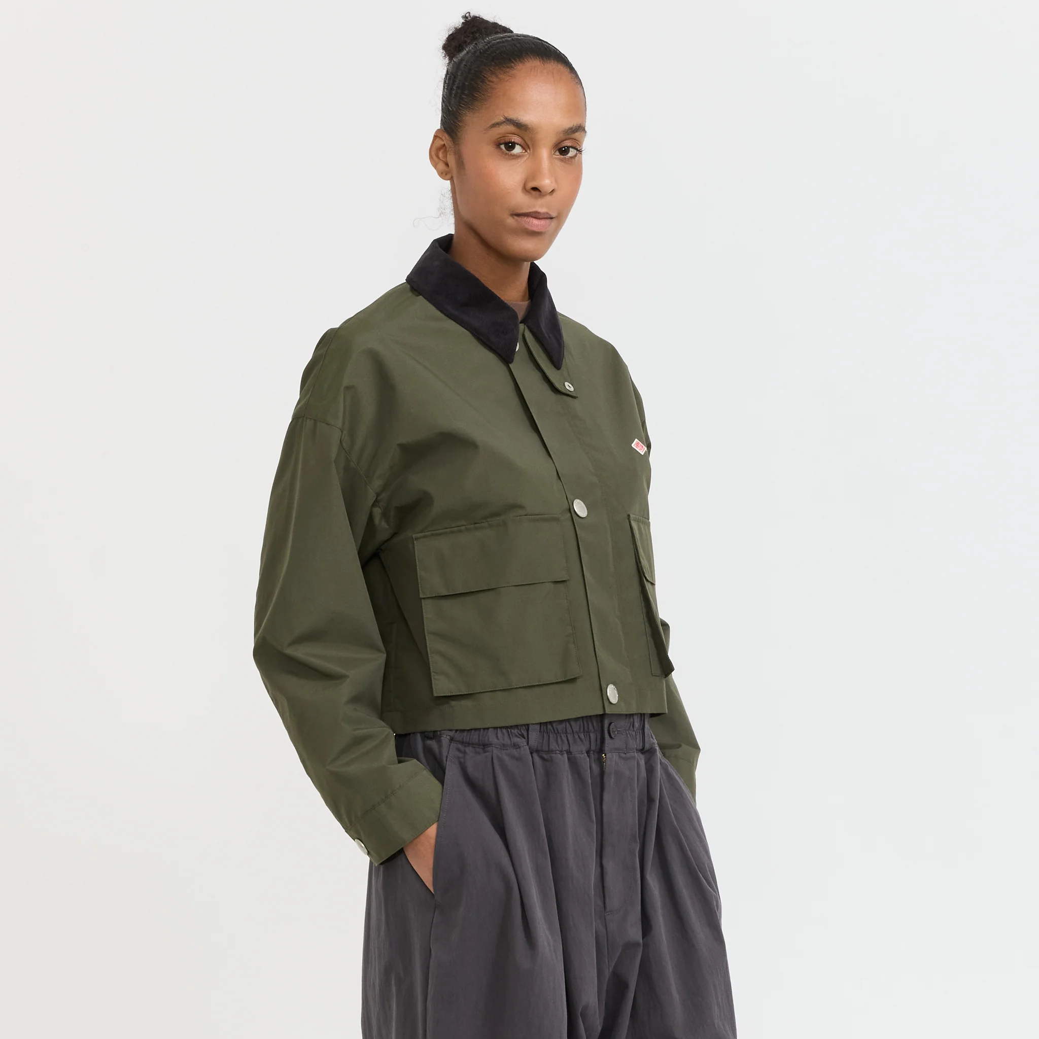 Short Jacket Olive - Image 3