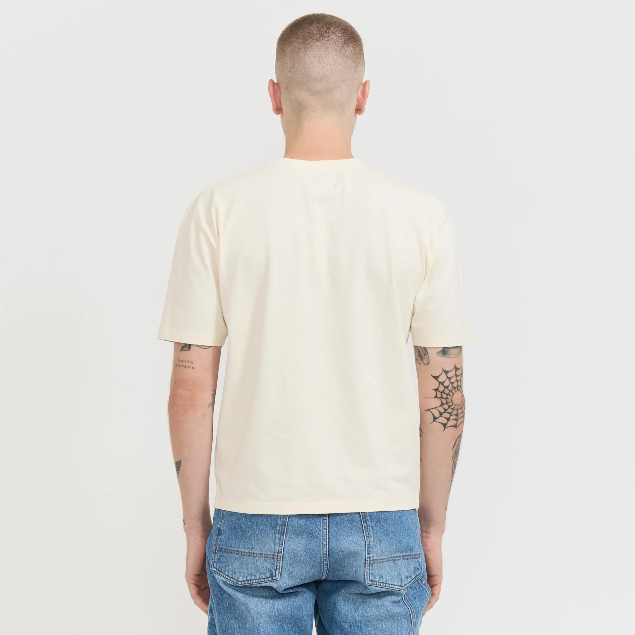 Short Sleeve Hiking T-Shirt Antique White - Image 4