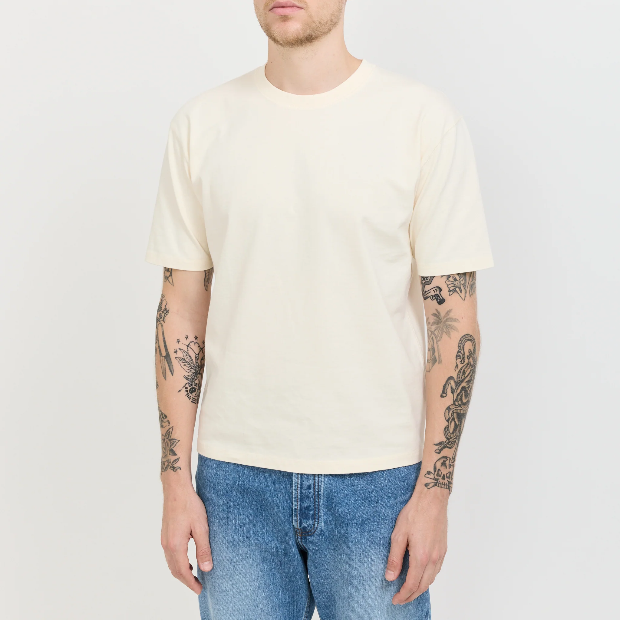 Short Sleeve Hiking T-Shirt Antique White - Image 5