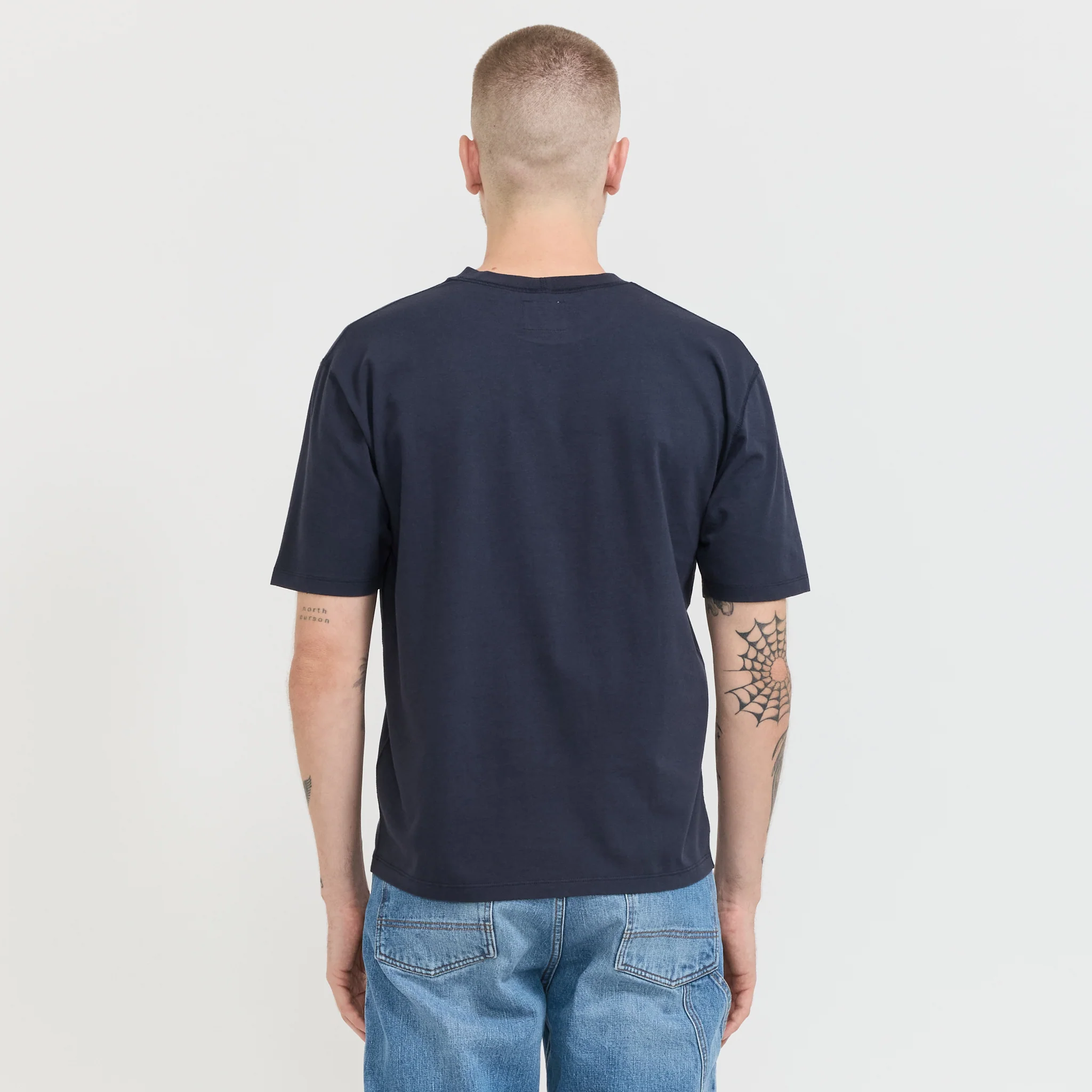 Short Sleeve Hiking T-Shirt Navy - Image 5