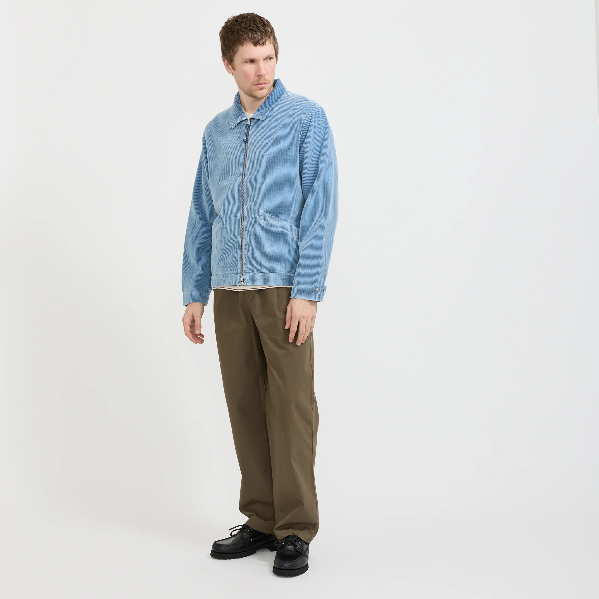 Signal Blouson Soft Blue Cord - Image 2