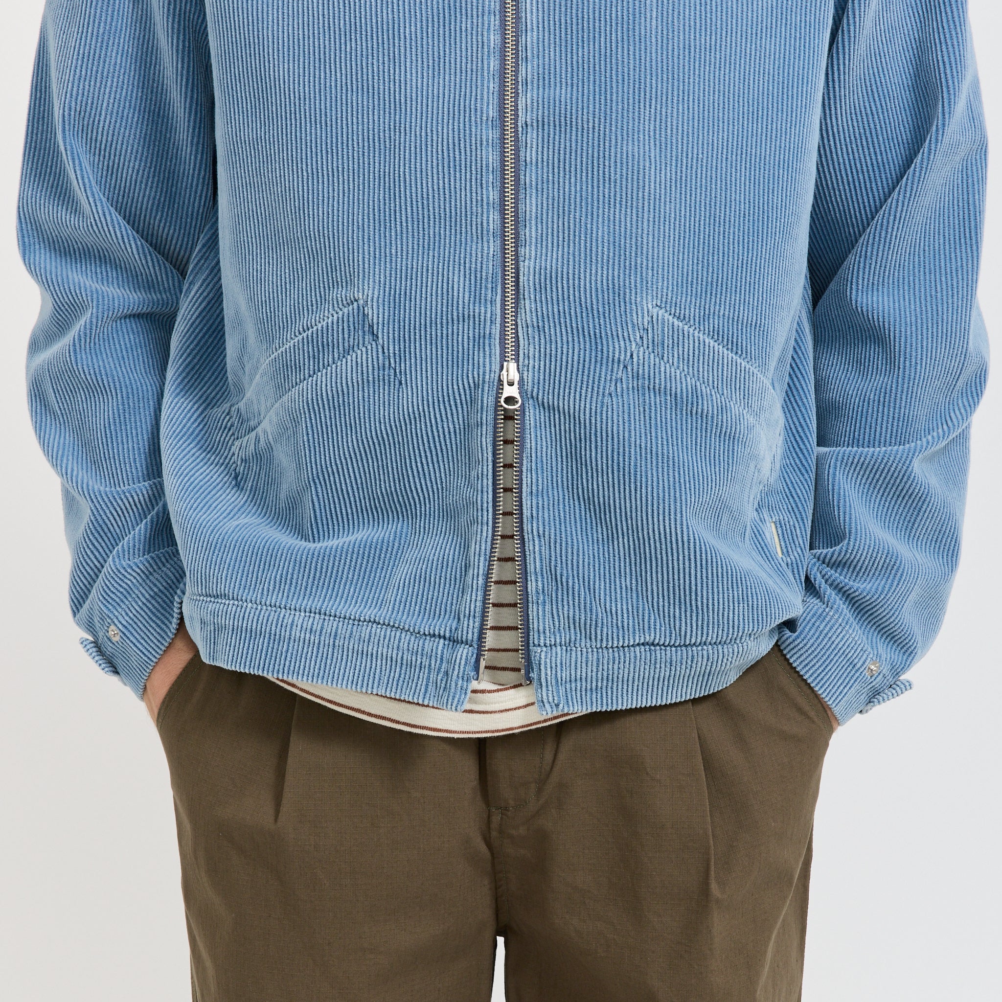 Signal Blouson Soft Blue Cord - Image 7