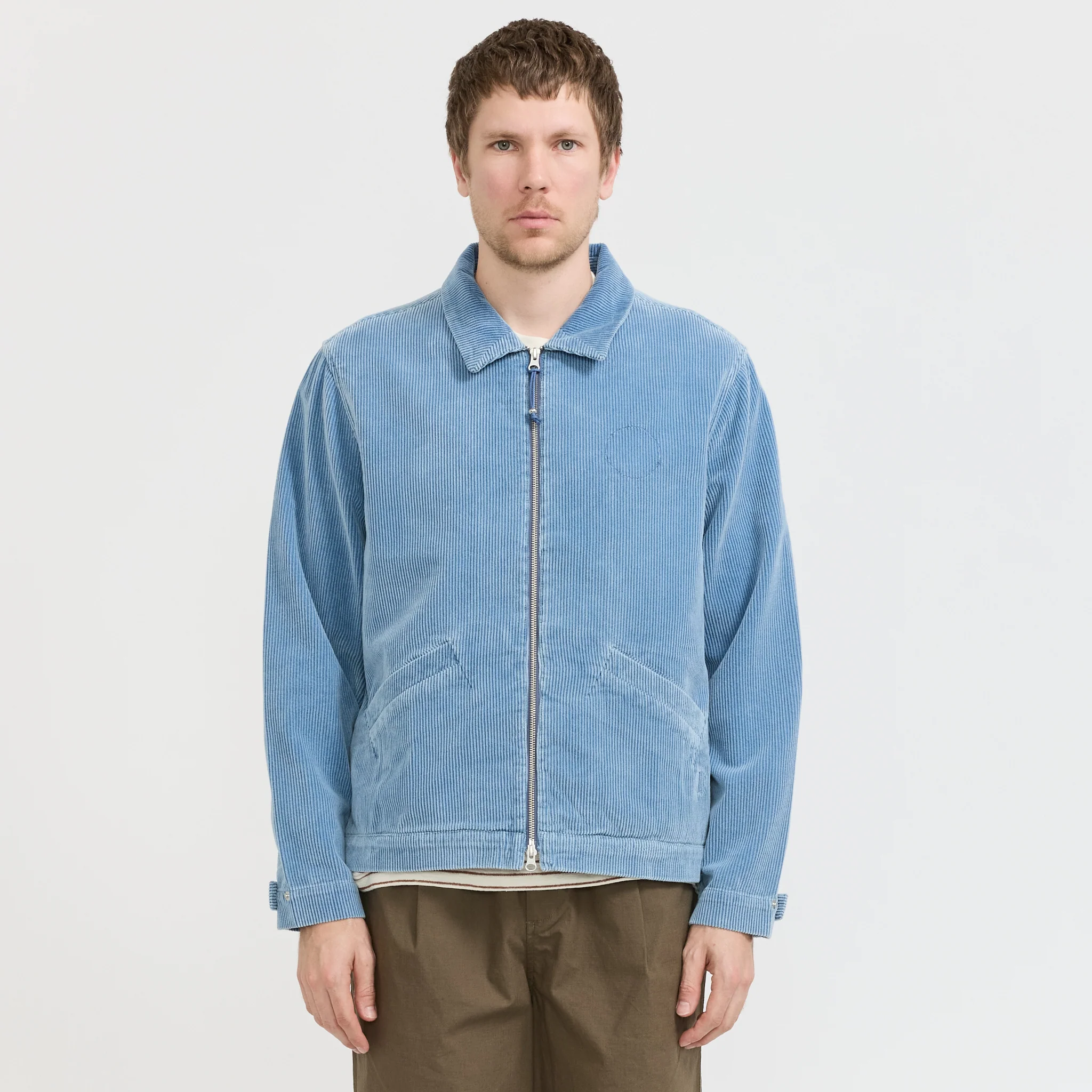 Signal Blouson Soft Blue Cord - Image 8