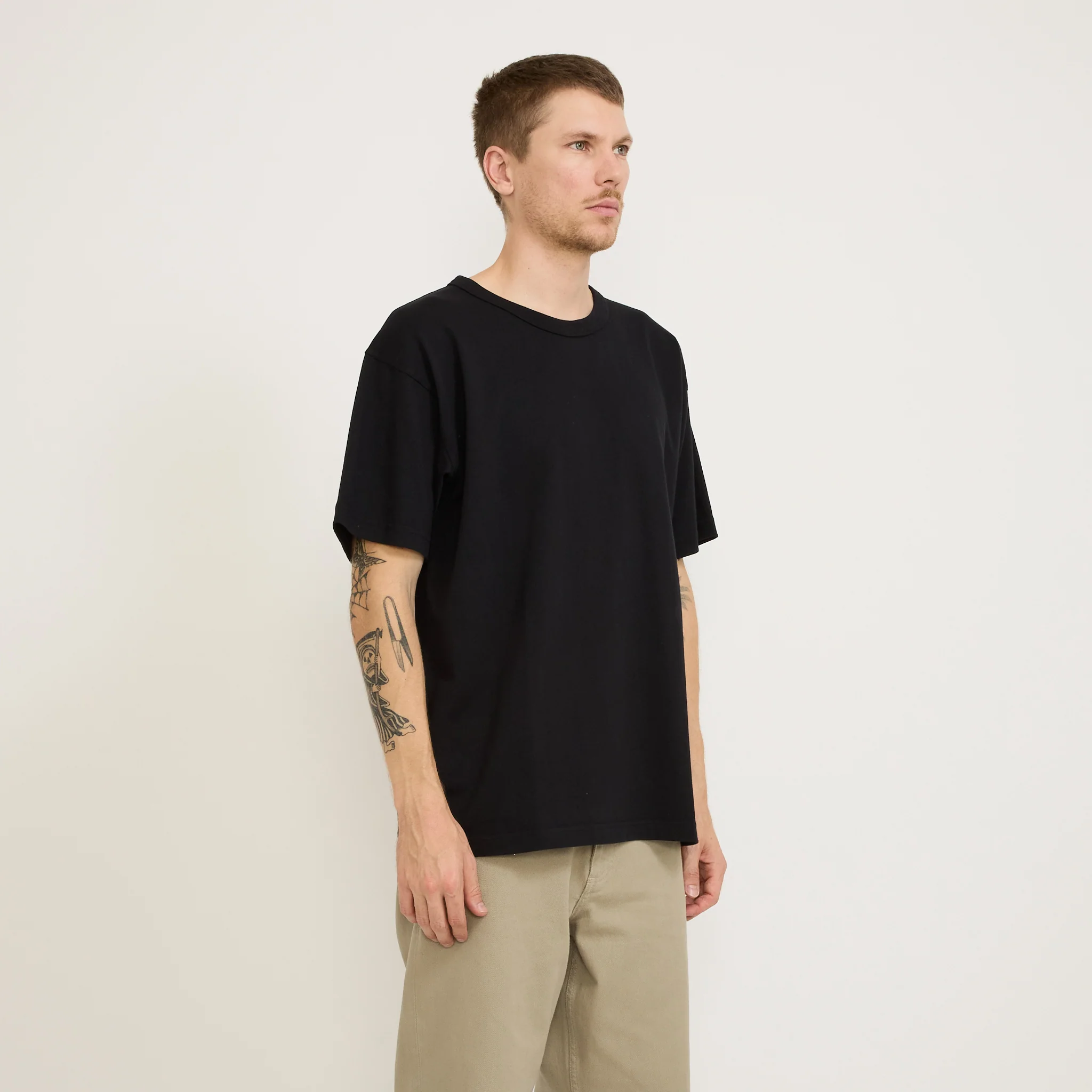 Simon Heavy T-Shirt Black - Image 3