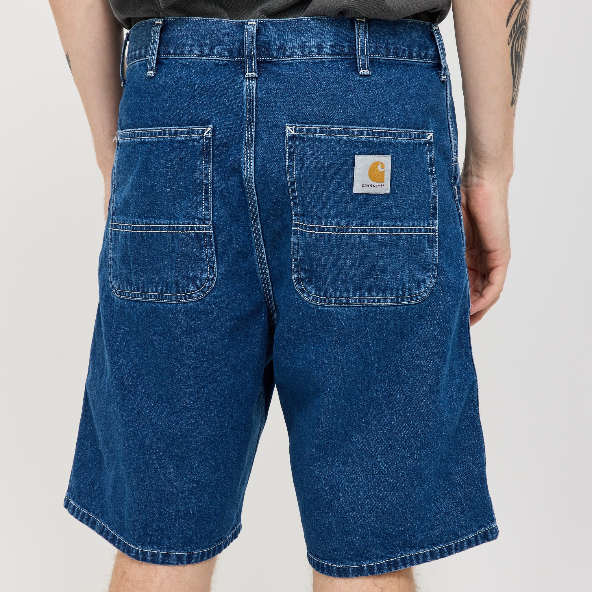 Simple Short Blue Stone Washed - Image 6