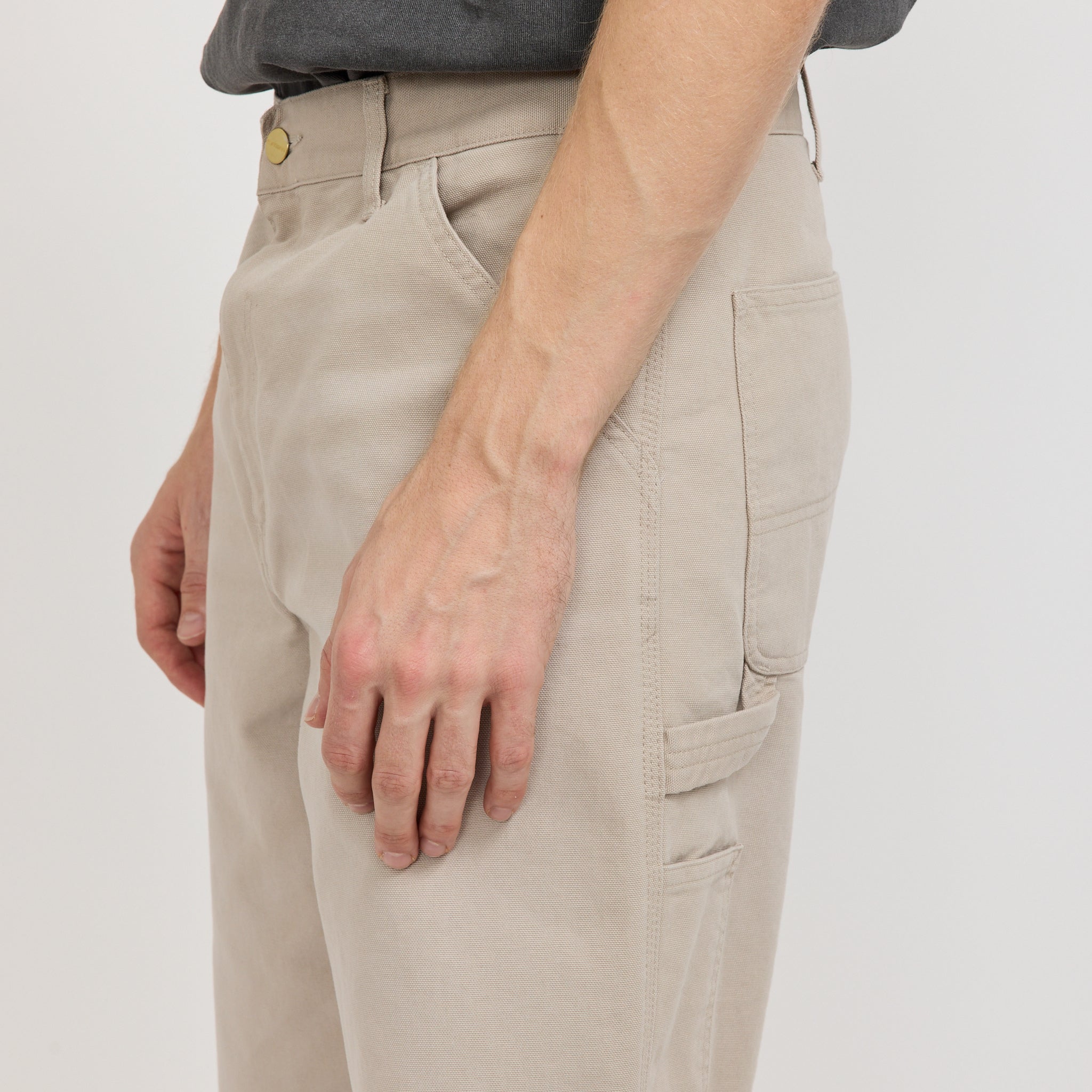 Single Knee Pant Dusky Beige - Image 6
