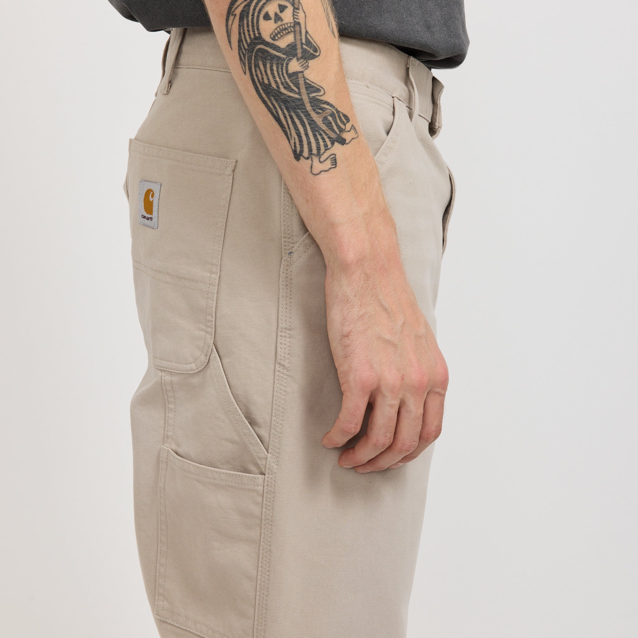 Single Knee Pant Dusky Beige - Image 7