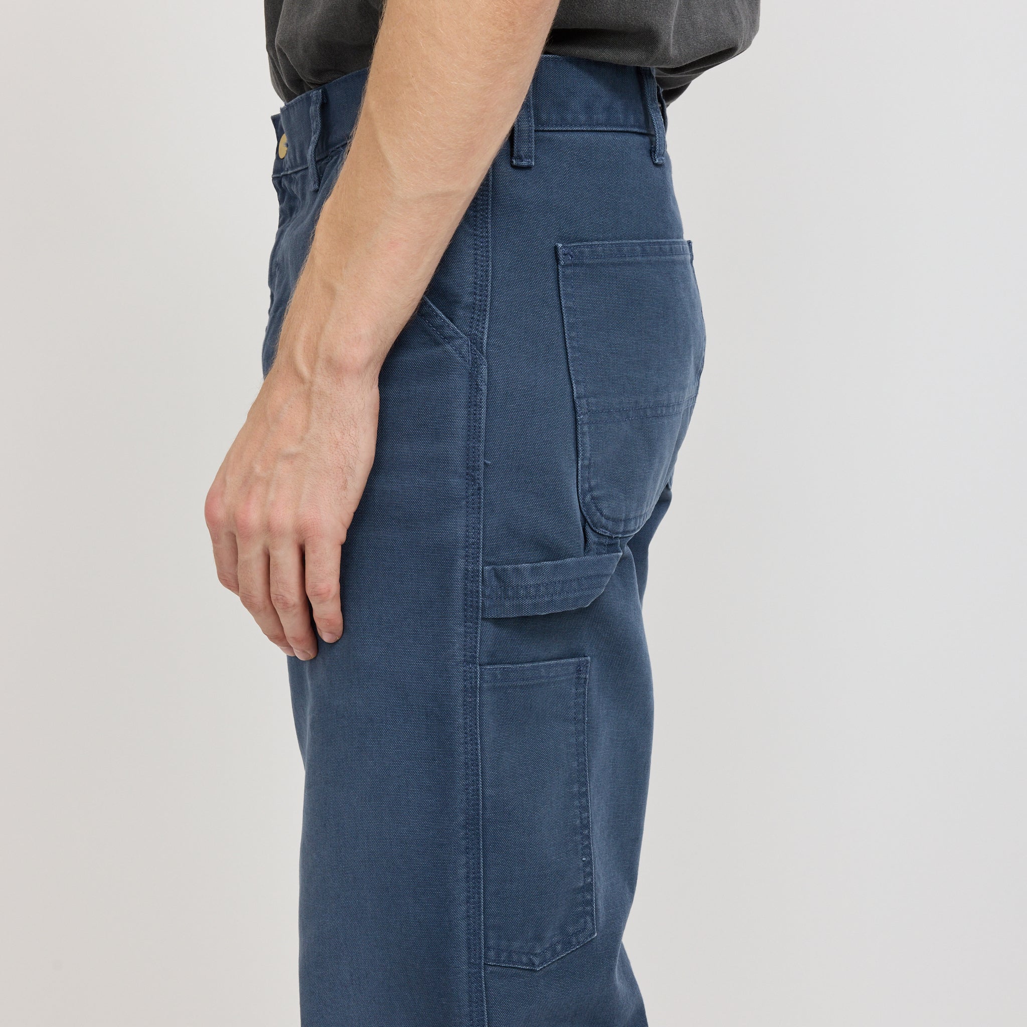 Single Knee Pant Dusky Blue - Image 6