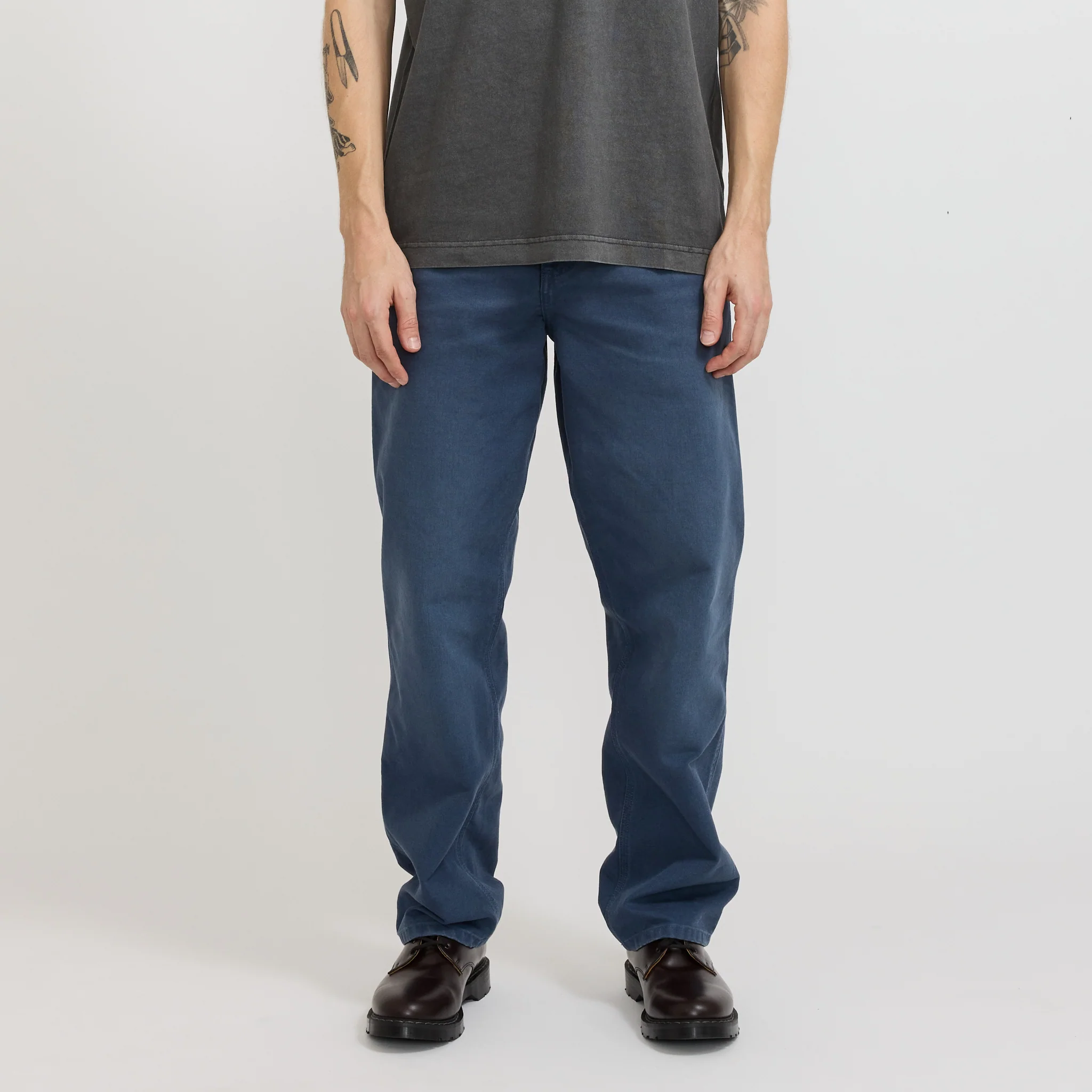 Single Knee Pant Dusky Blue - Image 8