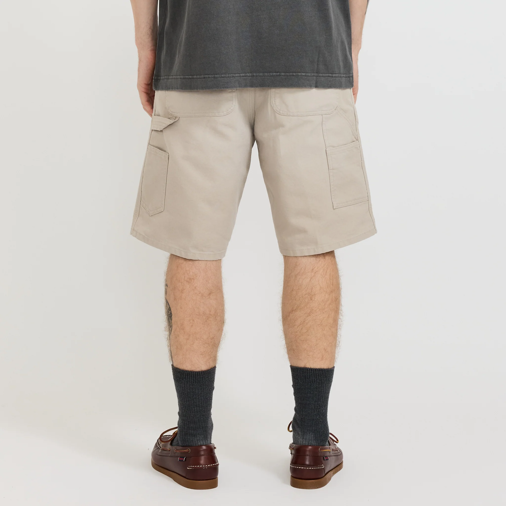 Single Knee Short Dusky Beige - Image 4