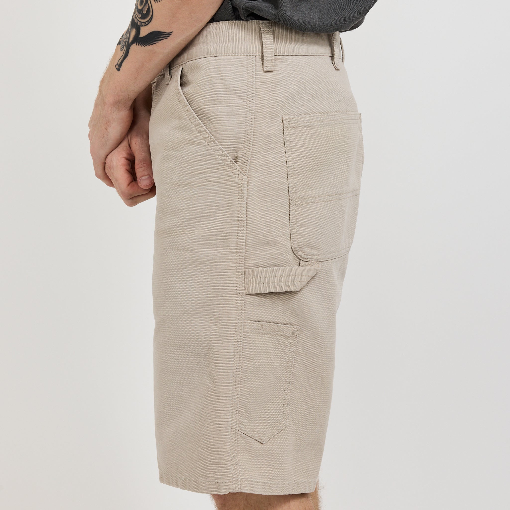 Single Knee Short Dusky Beige - Image 7