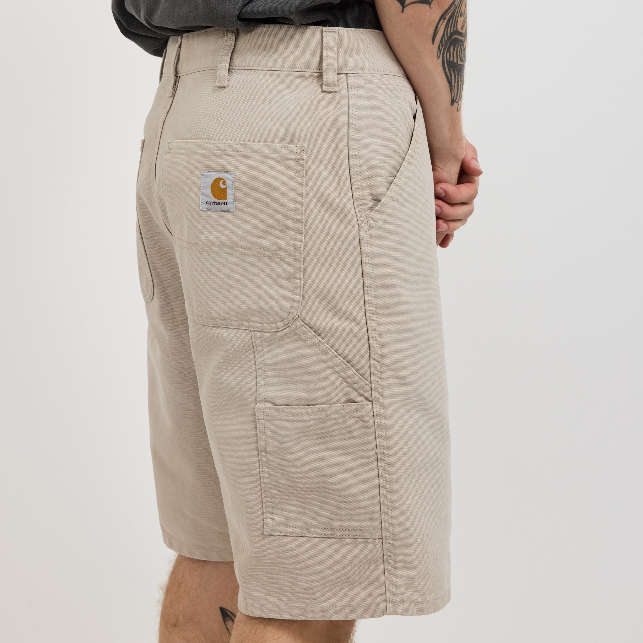 Single Knee Short Dusky Beige - Image 8