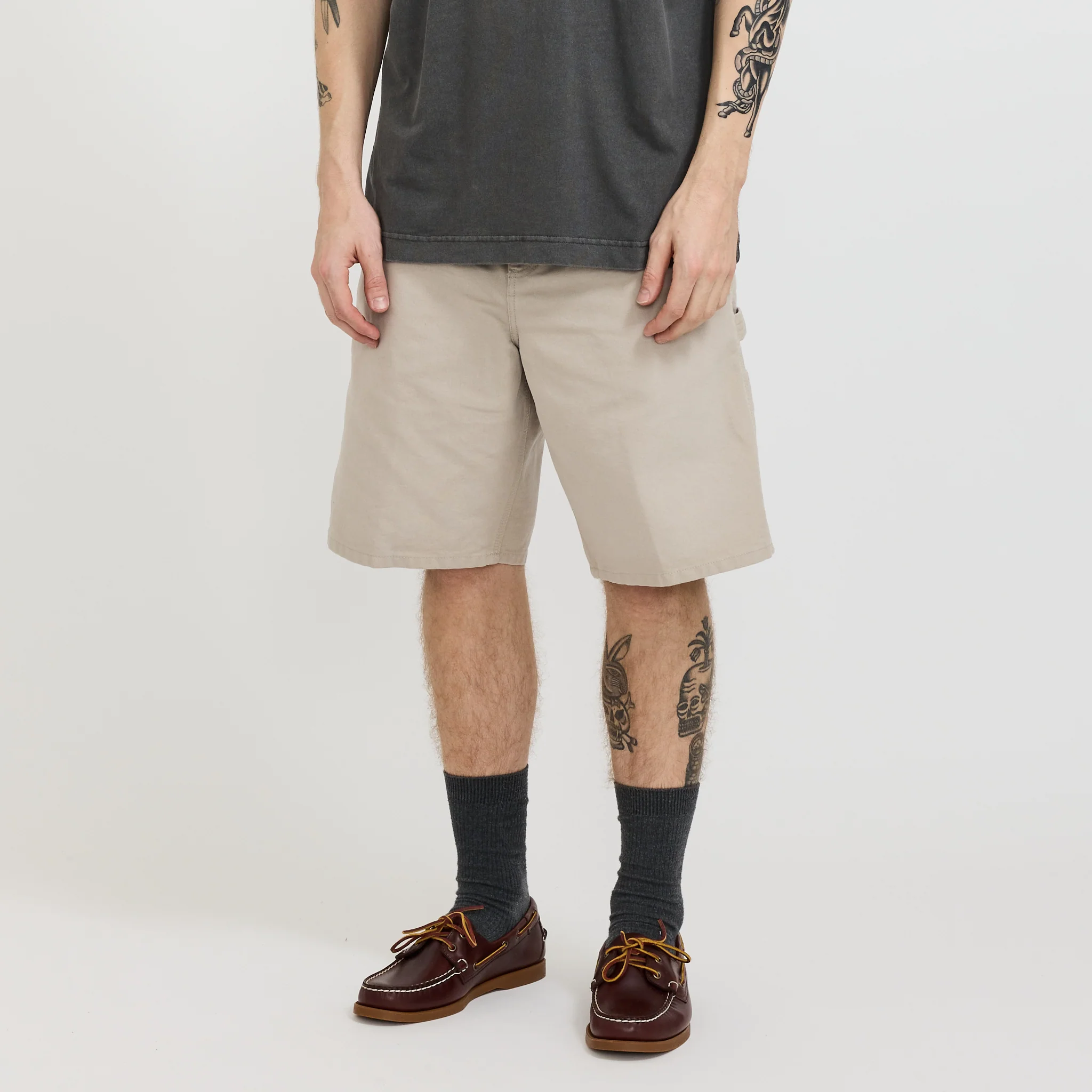 Single Knee Short Dusky Beige - Image 9