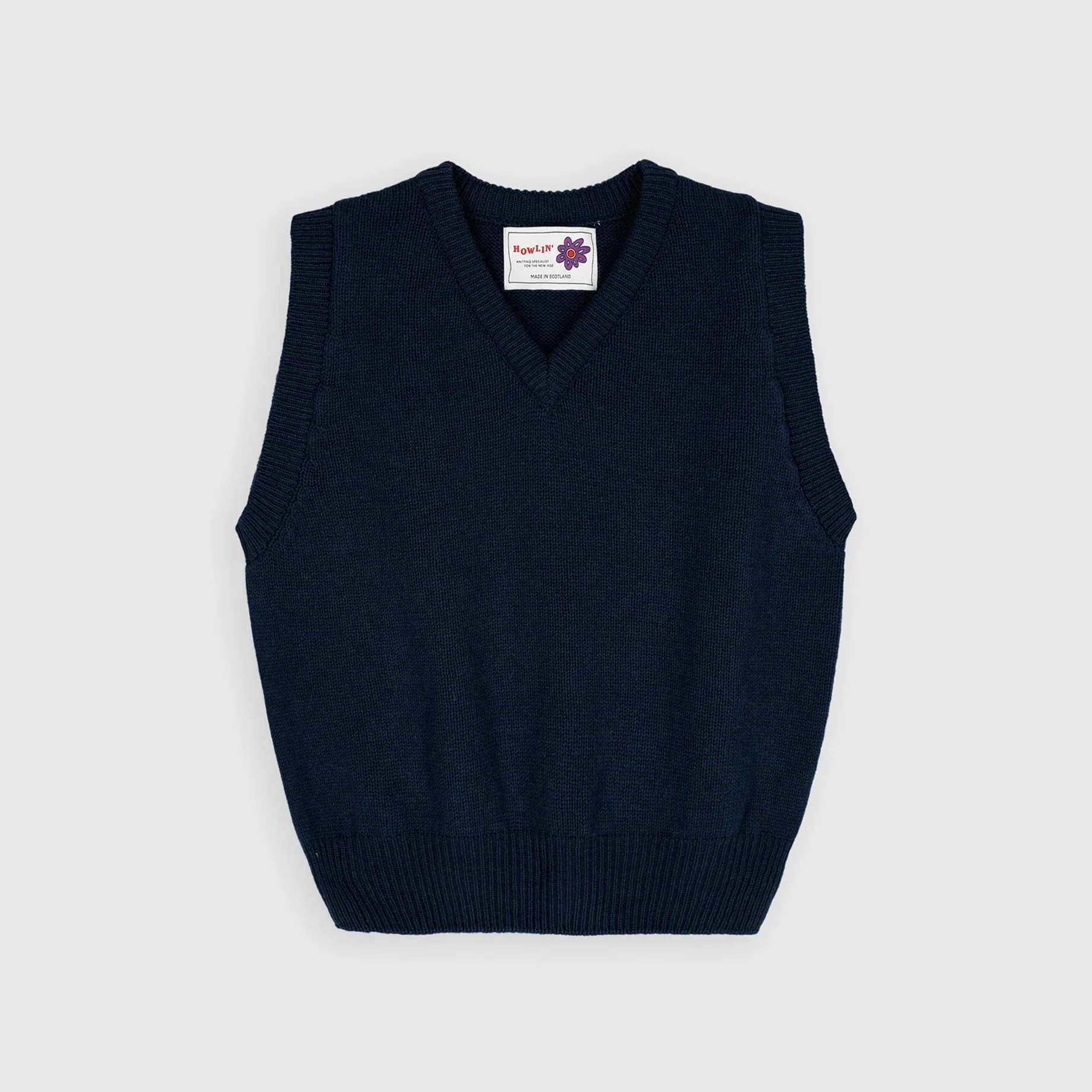 Slave To The Knit Slipover Navy - Image 6