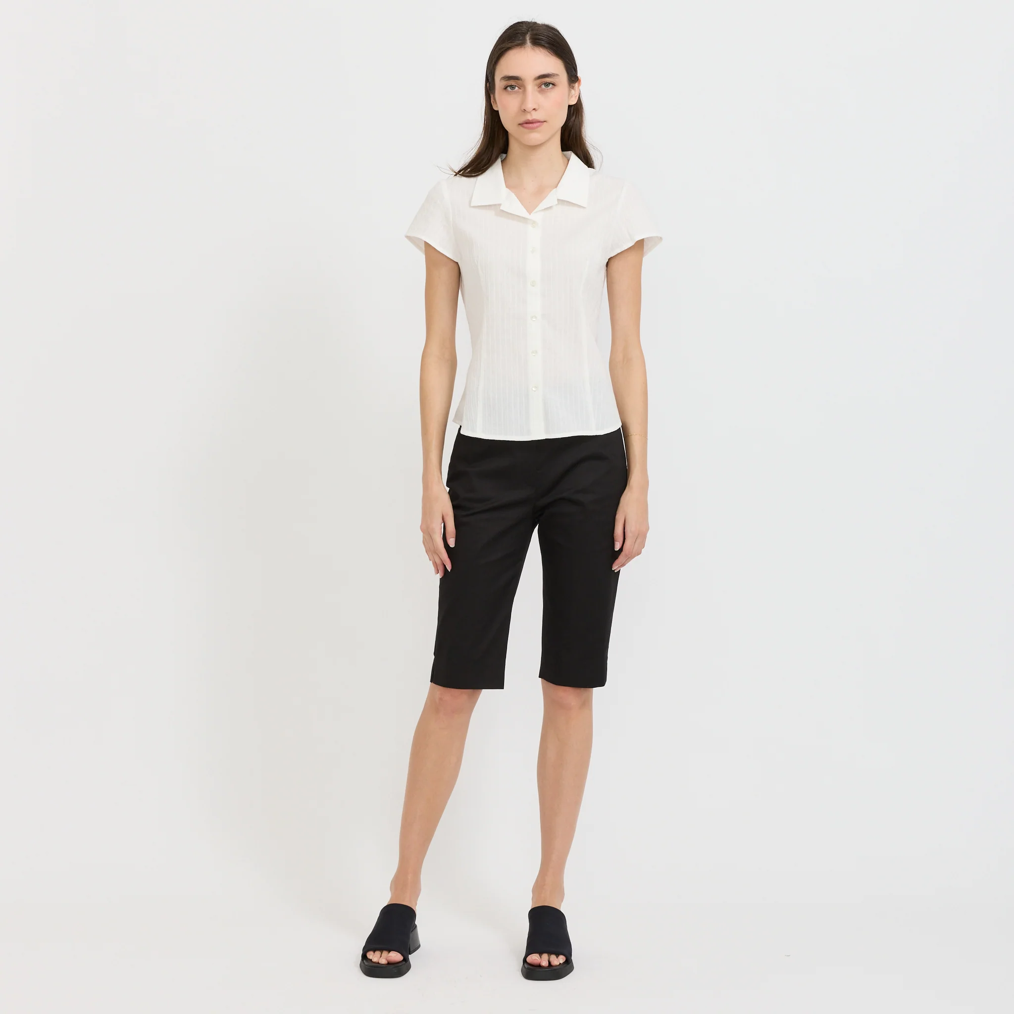 Slim Biker Shorts Black - Image 2