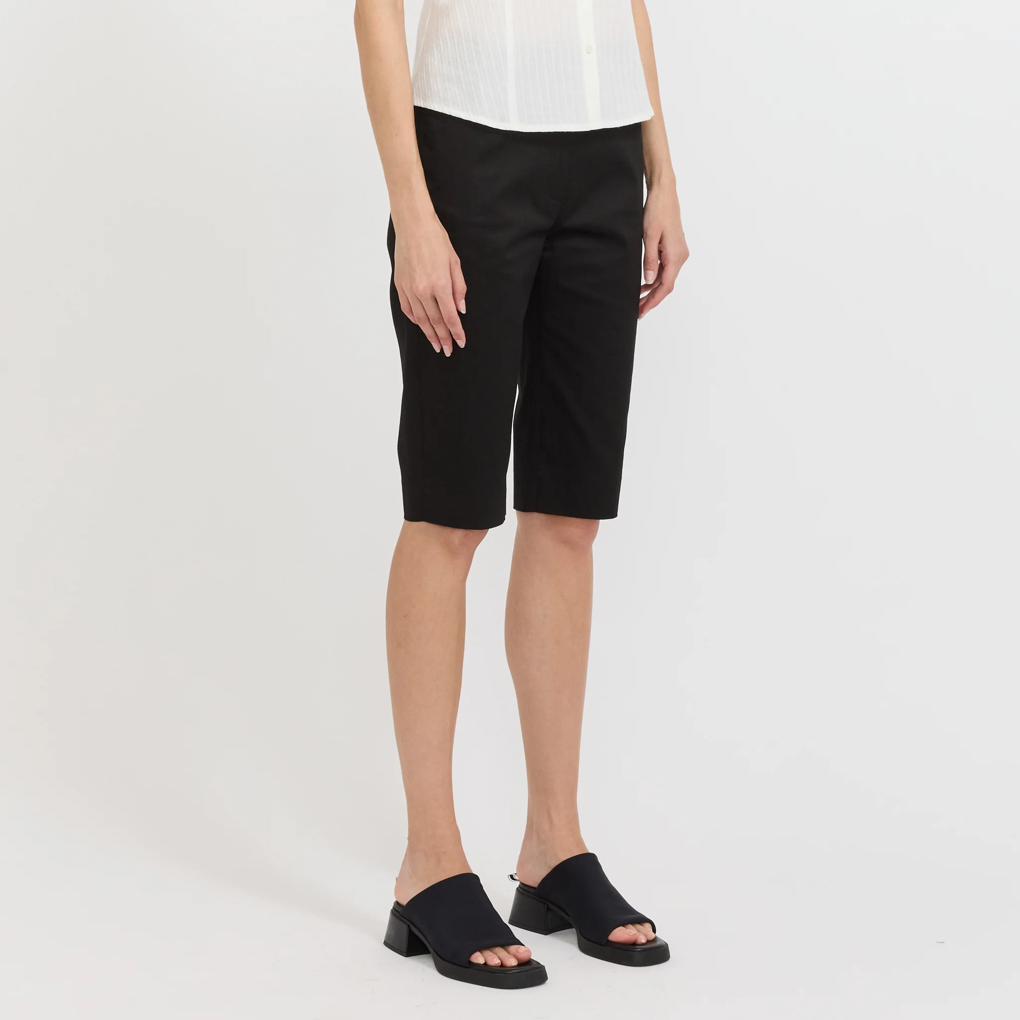 Slim Biker Shorts Black - Image 3