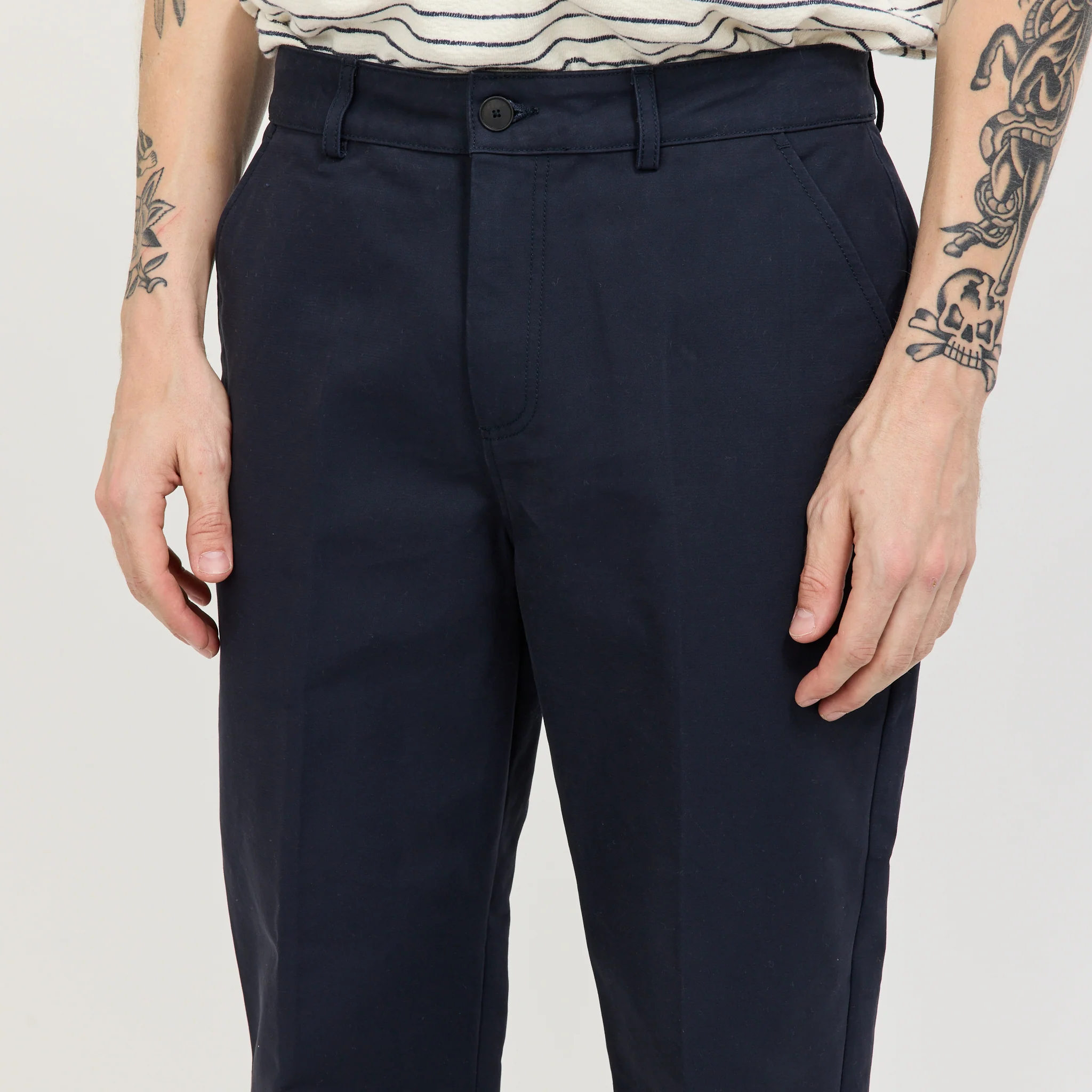 Slim Leg Pant Navy - Image 5