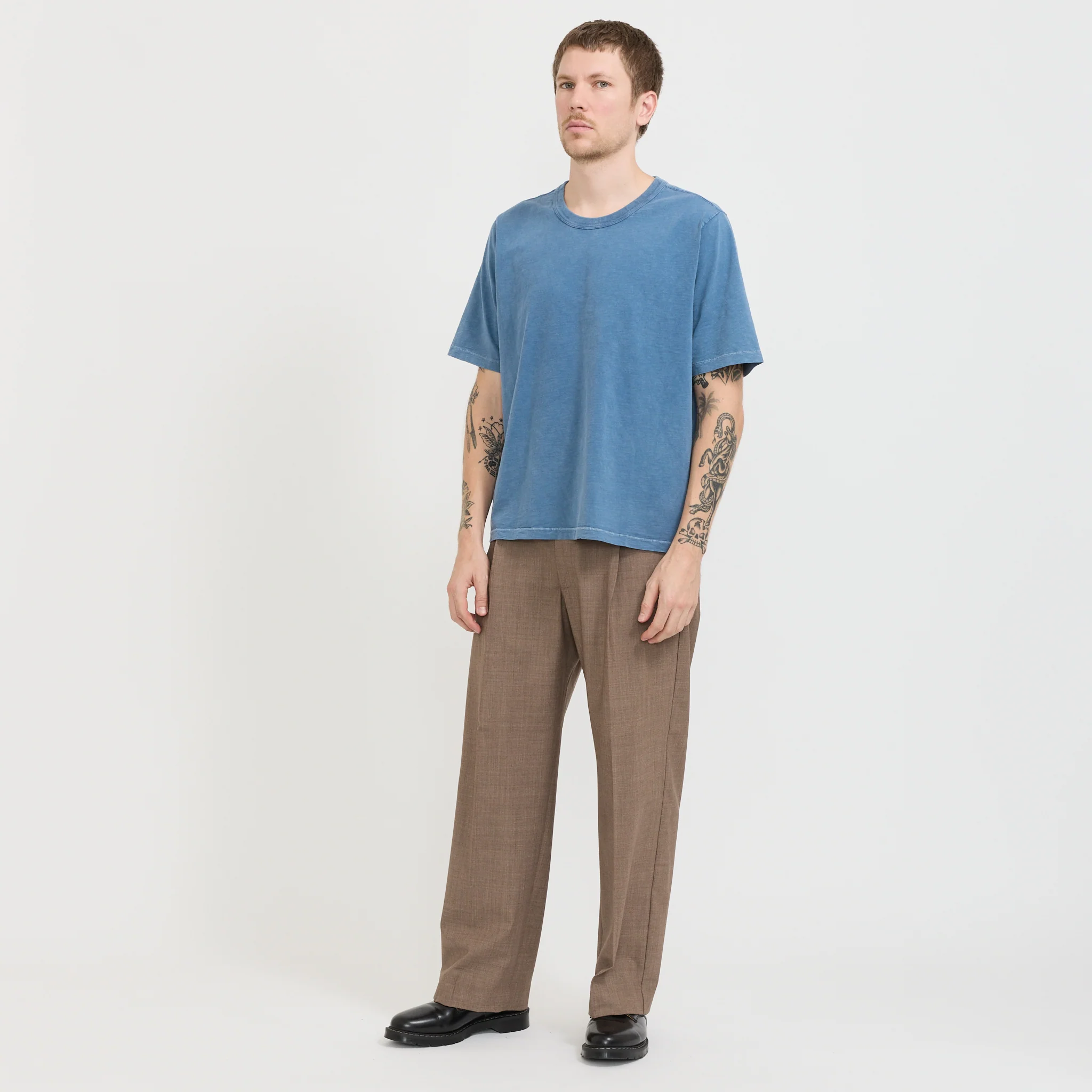 Slub Tee Indigo - Image 6
