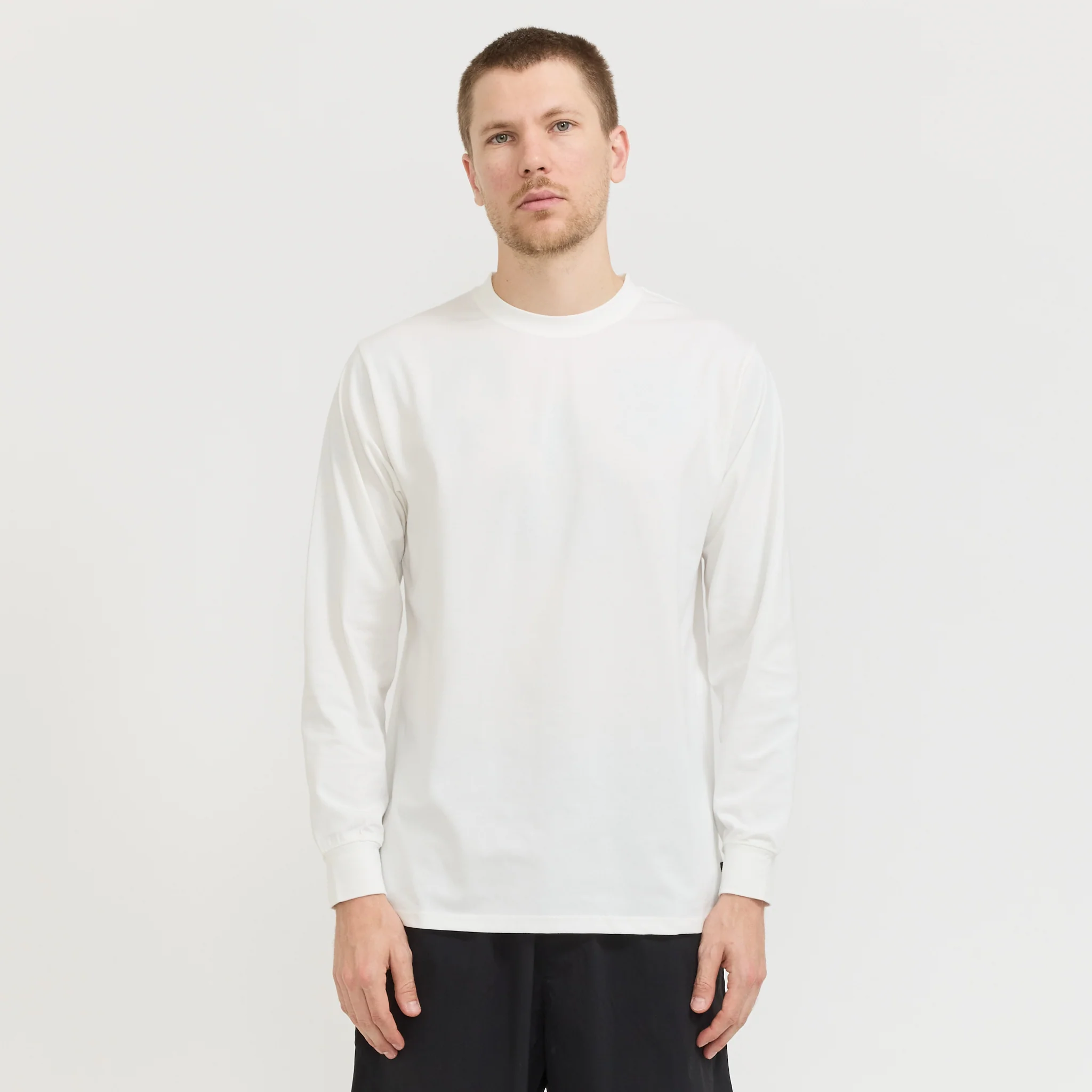 Snow Peak Typography L/S T-Shirt Off White