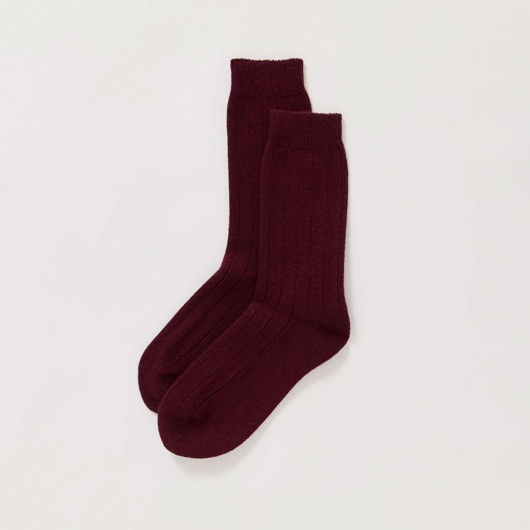 Sock One Wine Red