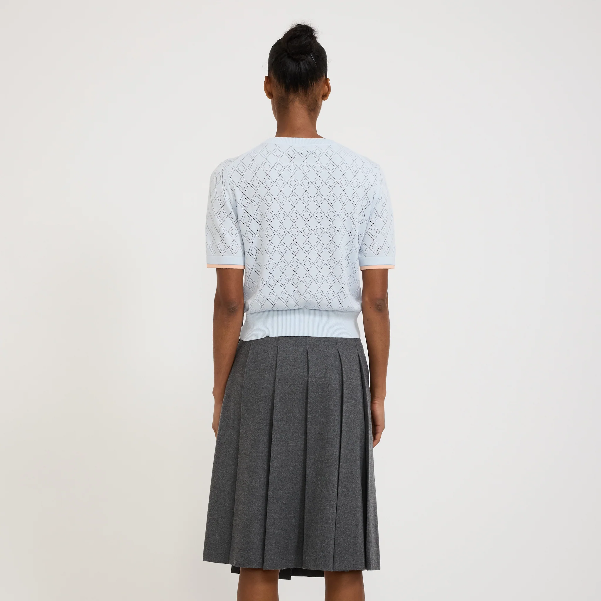 Soldiana Eyelet Top Blue - Image 4