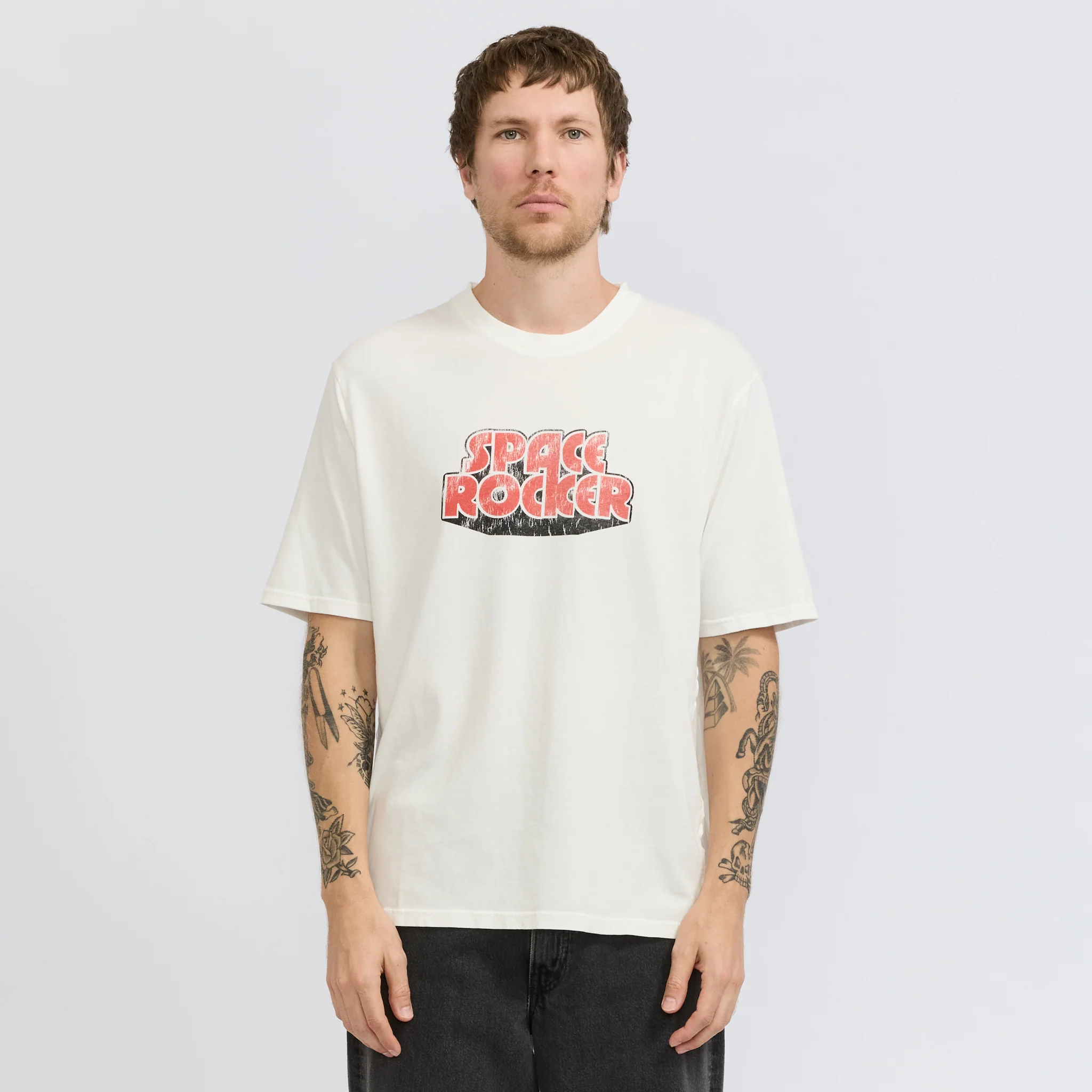 Space Rocker SS Tee Off White