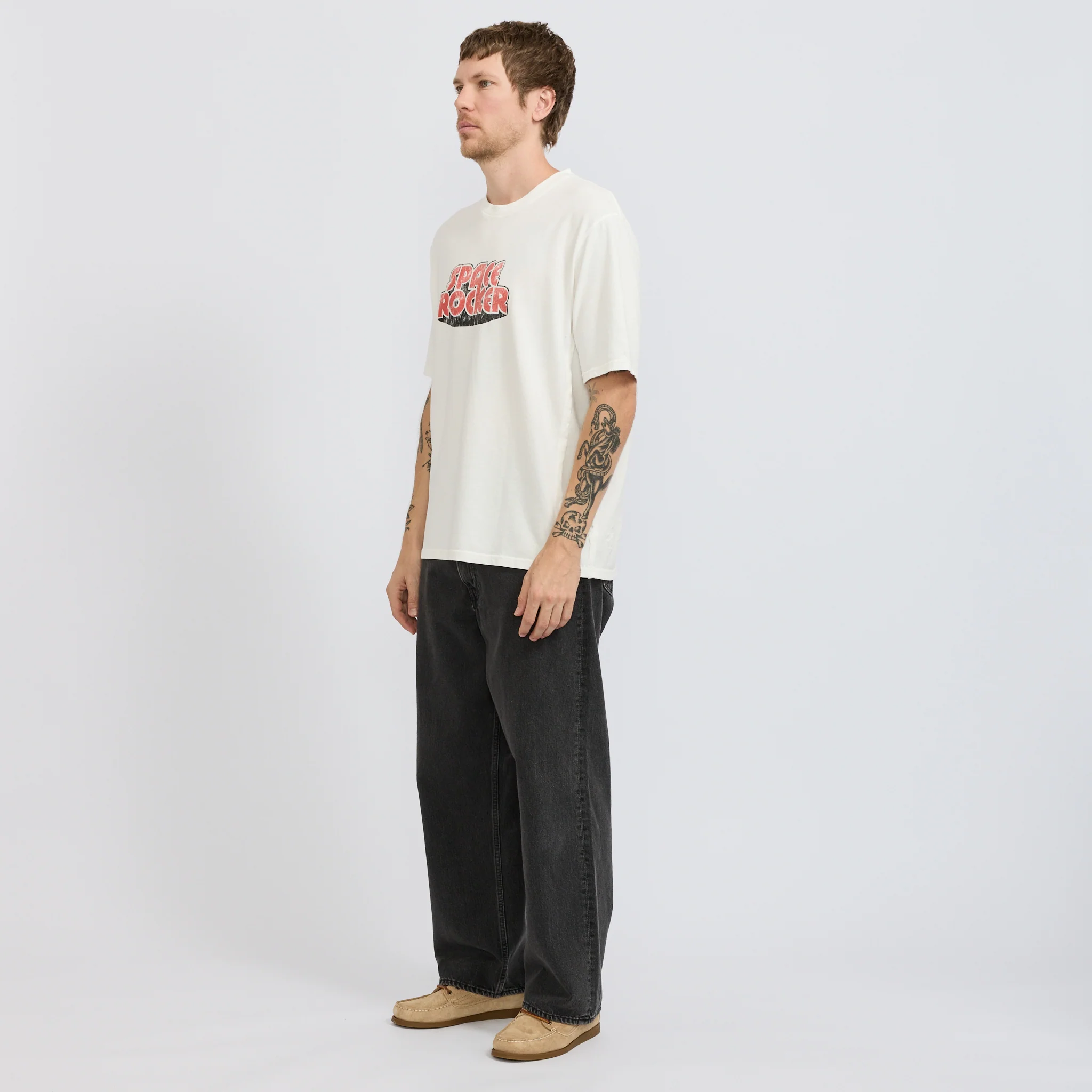 Space Rocker SS Tee Off White - Image 2