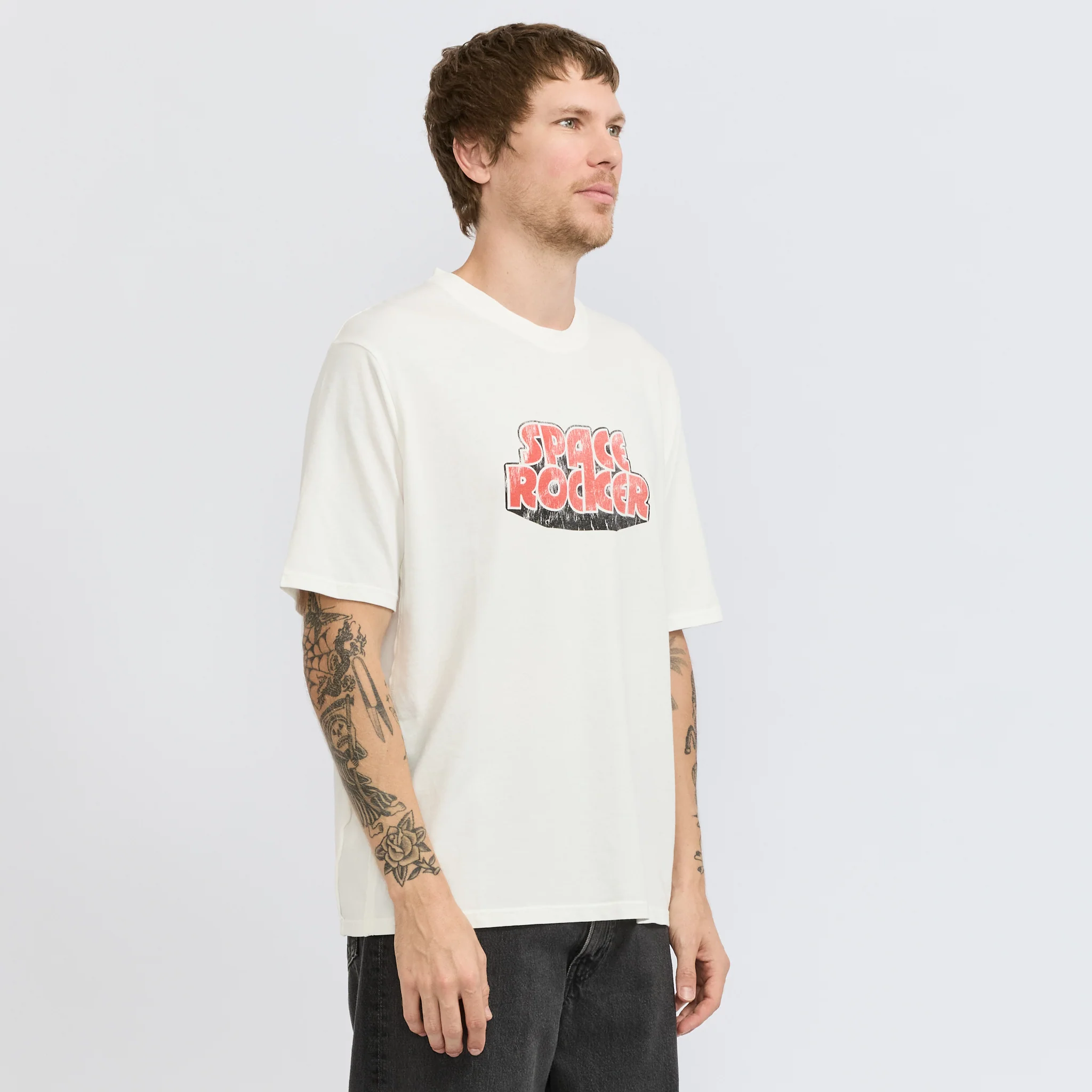 Space Rocker SS Tee Off White - Image 3