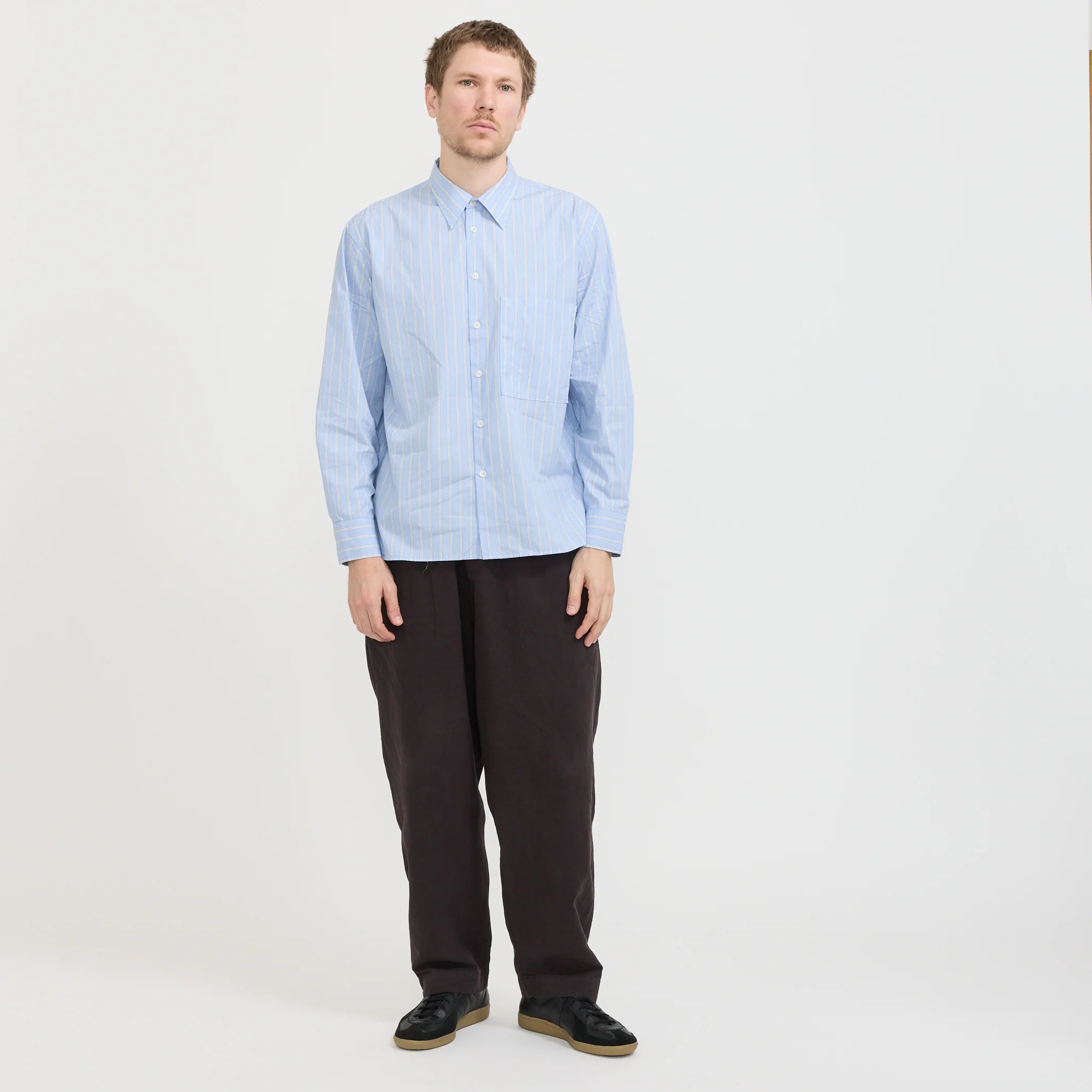 Square Pocket Shirt Blue - Image 7