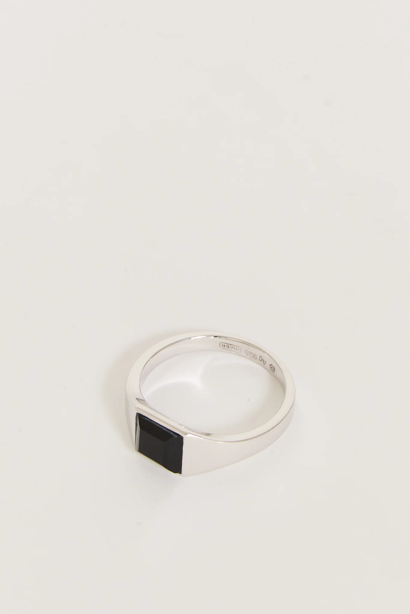 Square Signet Ring Onyx