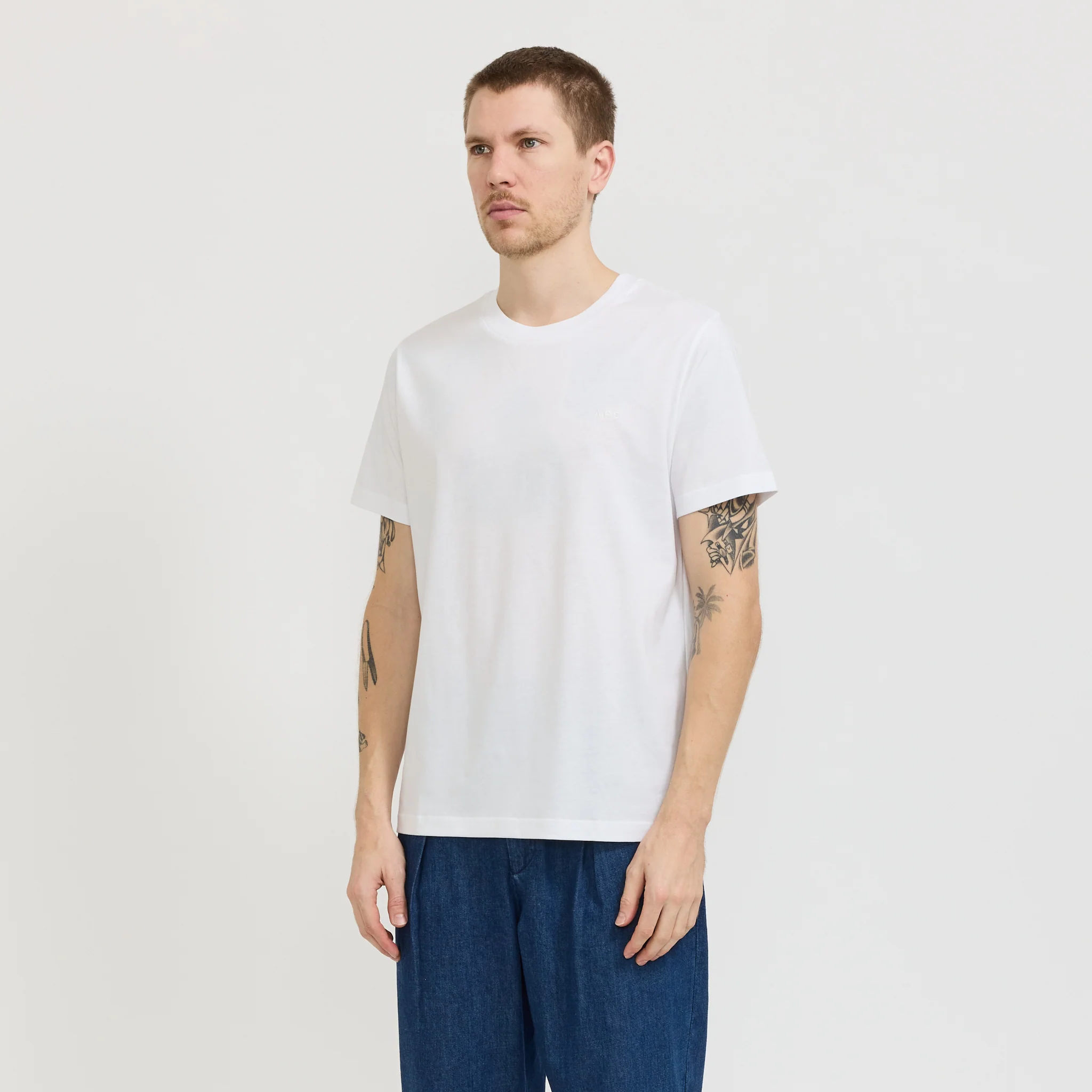 Standard APC Brodee T-Shirt White - Image 5