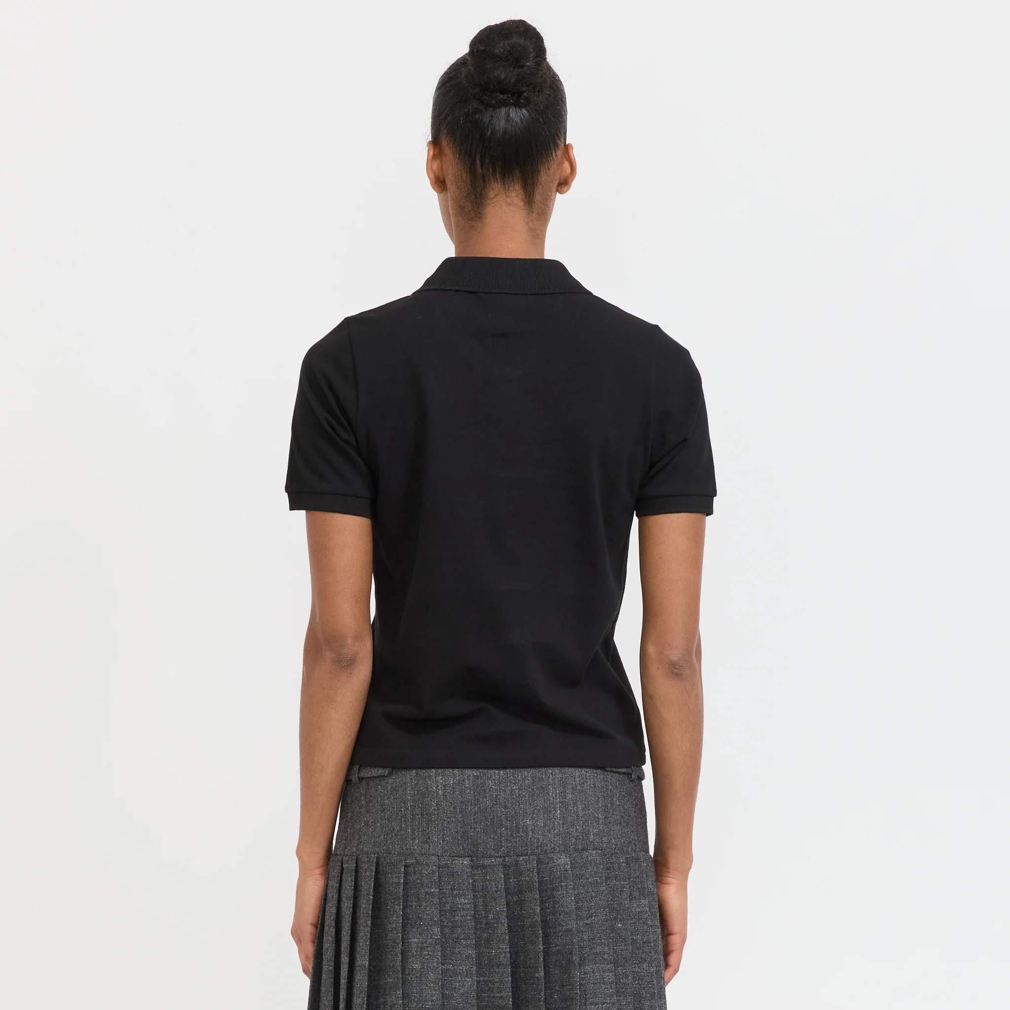 Standard Polo Shirt Black - Image 4