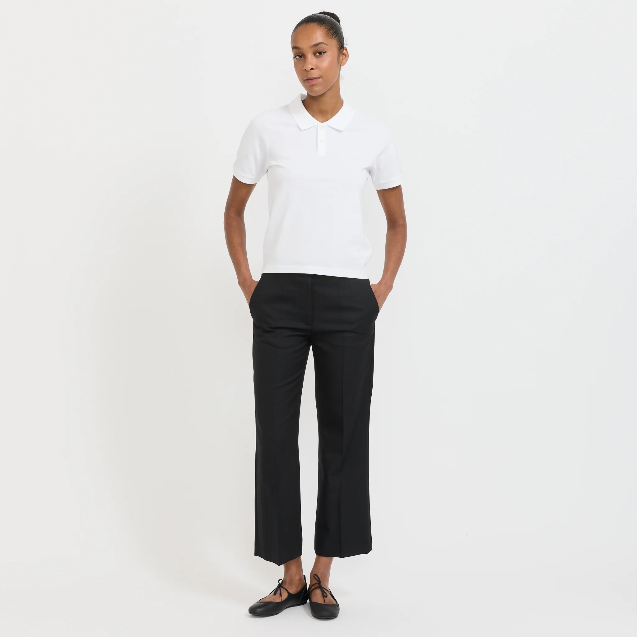 Standard Polo Shirt White - Image 2