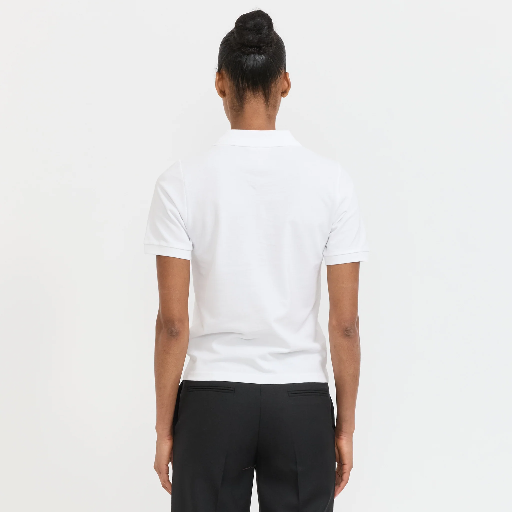 Standard Polo Shirt White - Image 4