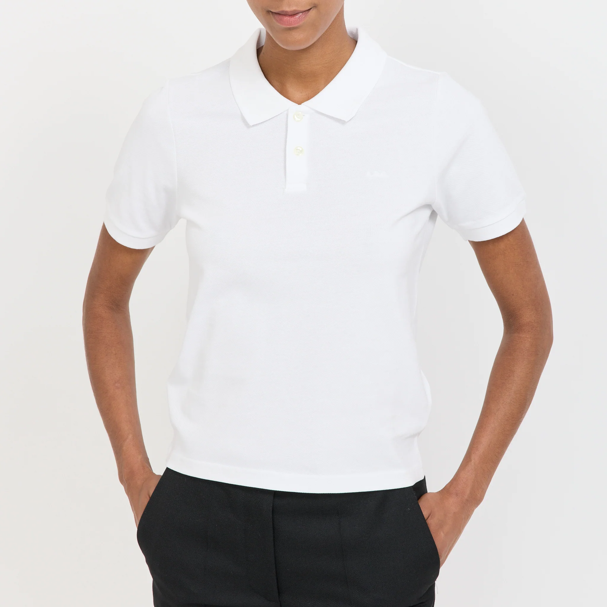 Standard Polo Shirt White - Image 5