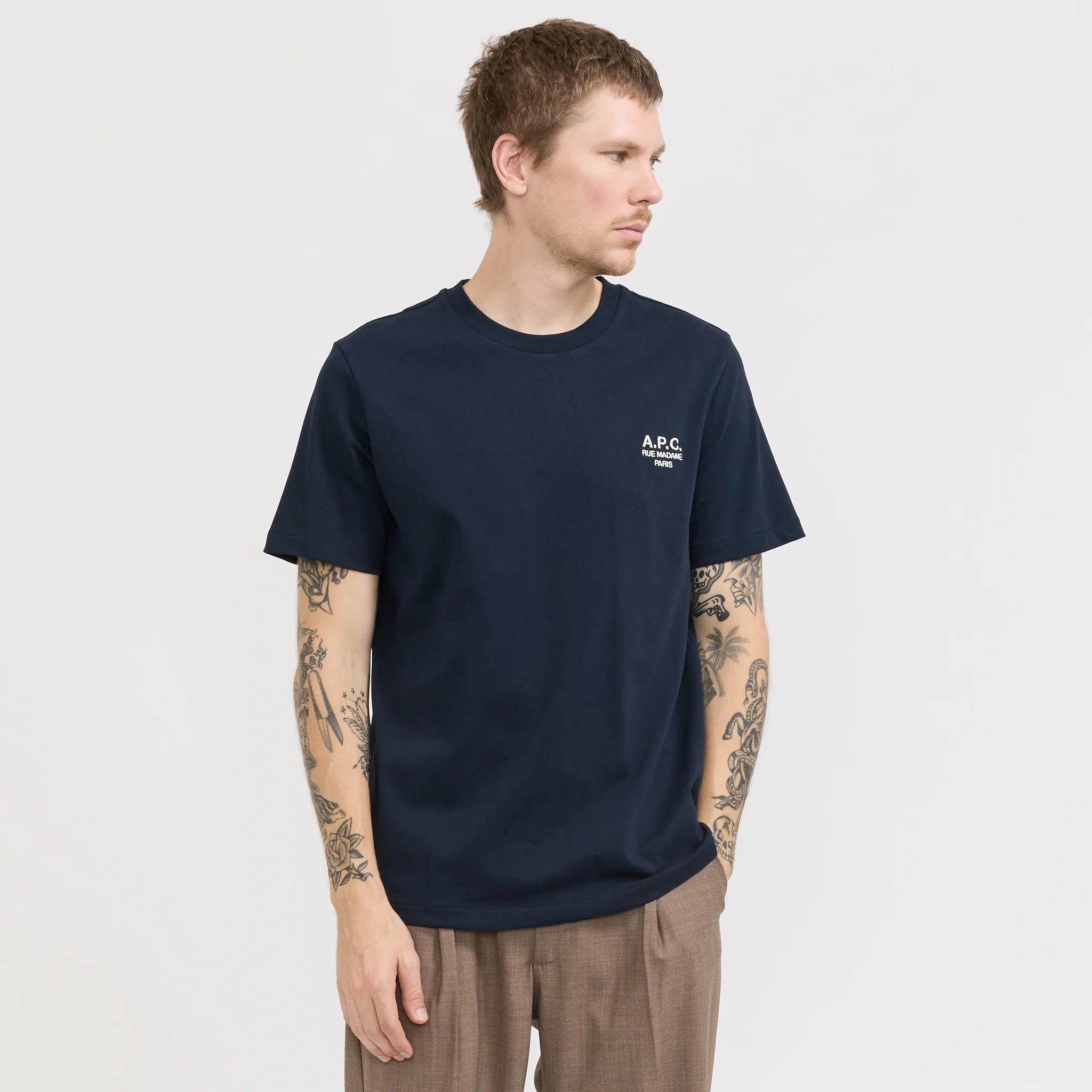 Standard Rue Madame T-Shirt Dark Navy/Ecru