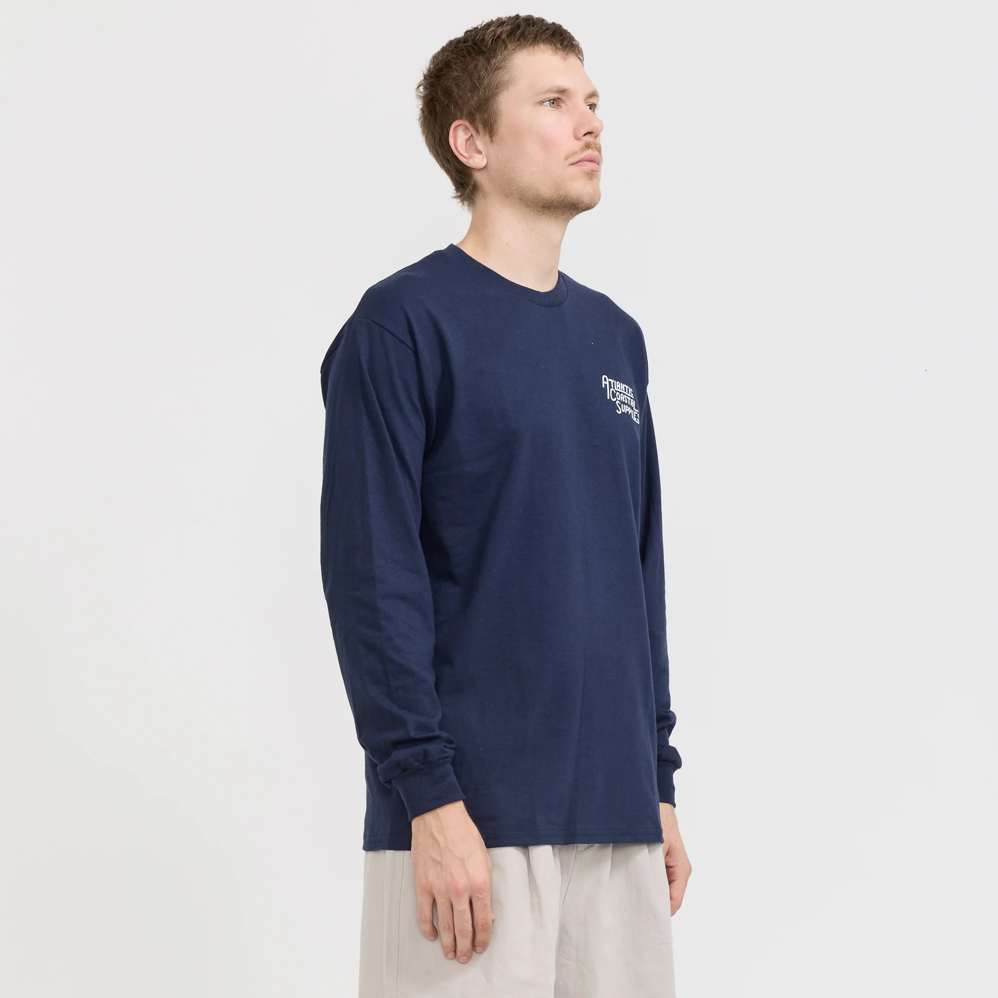 Standard Tee Long Navy - Image 4