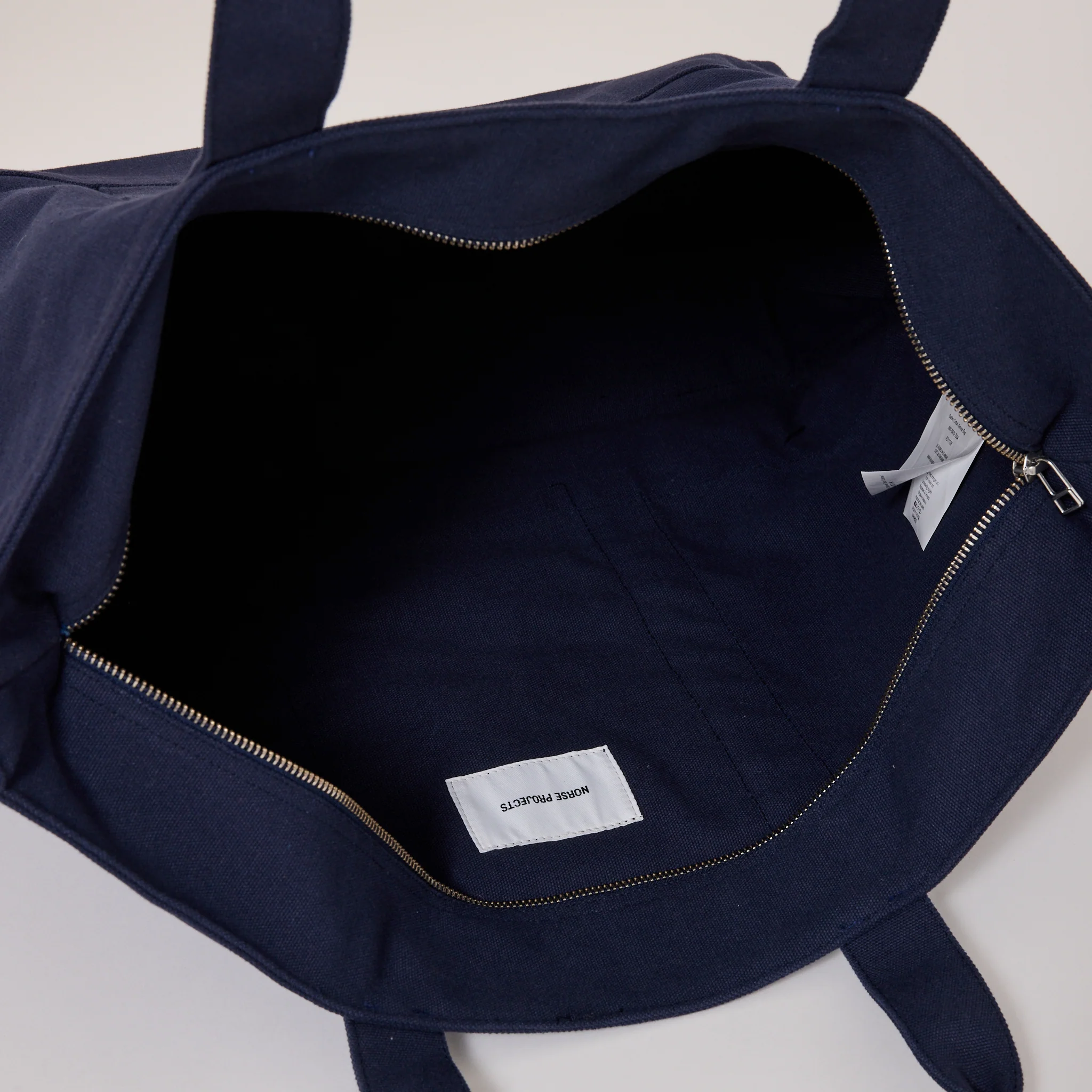 Stefan Cotton Canvas Bag Dark Navy - Image 3