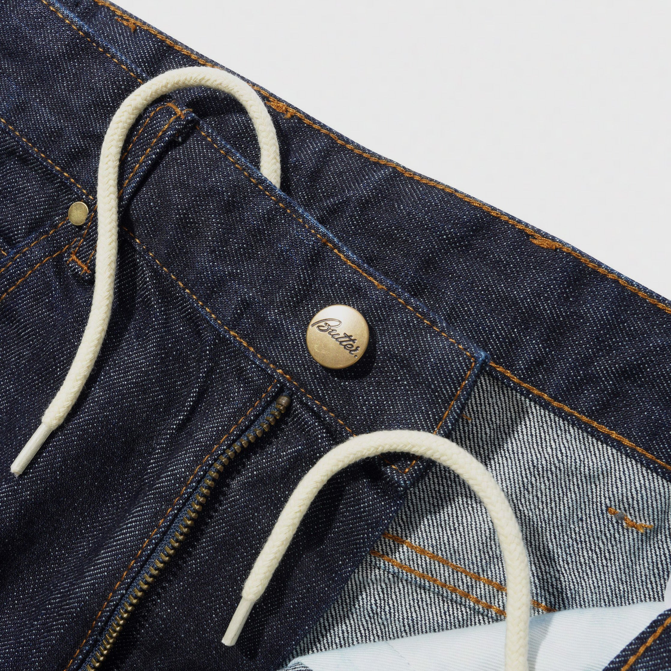Straight Leg Denim Jeans Selvedge Blue - Image 2
