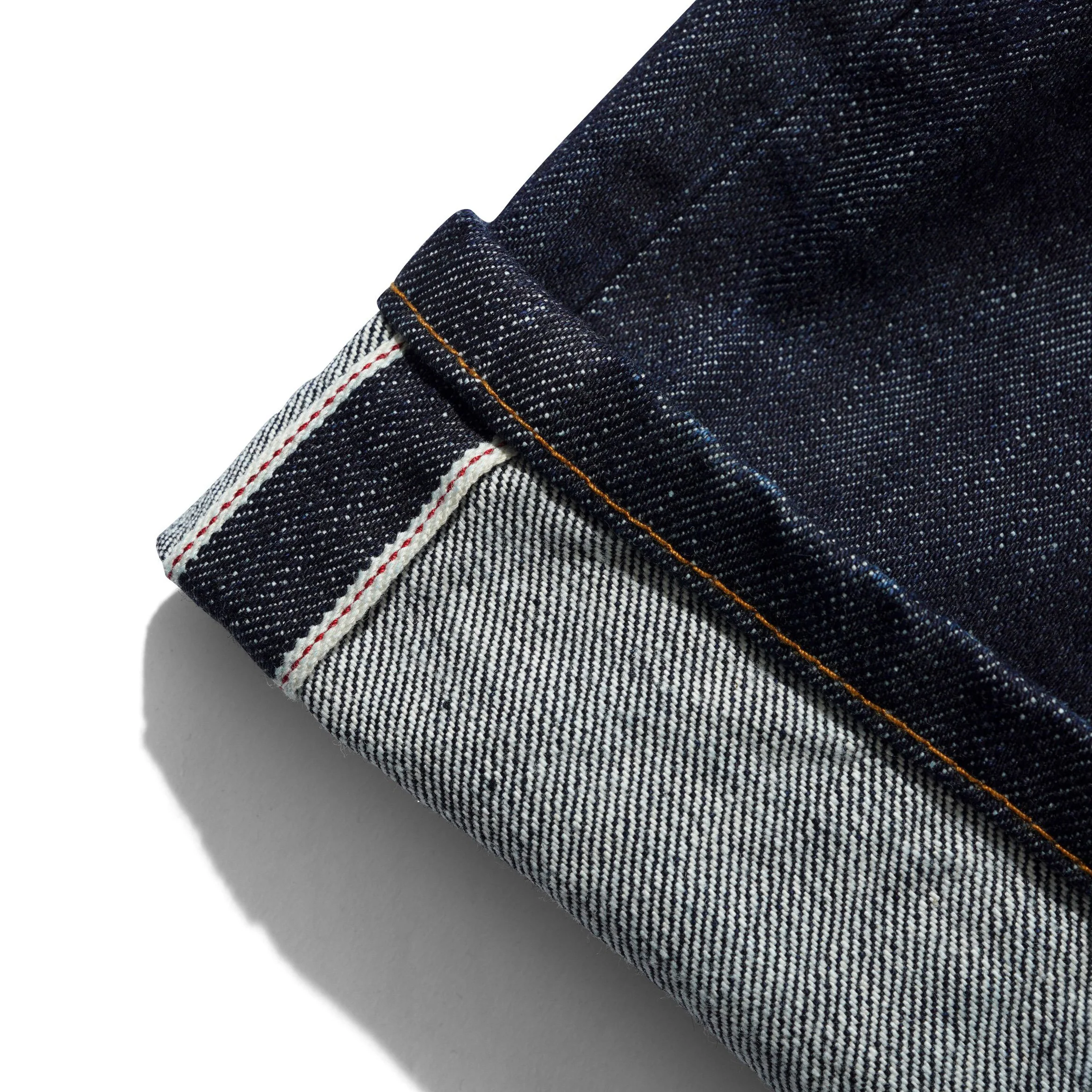 Straight Leg Denim Jeans Selvedge Blue - Image 3