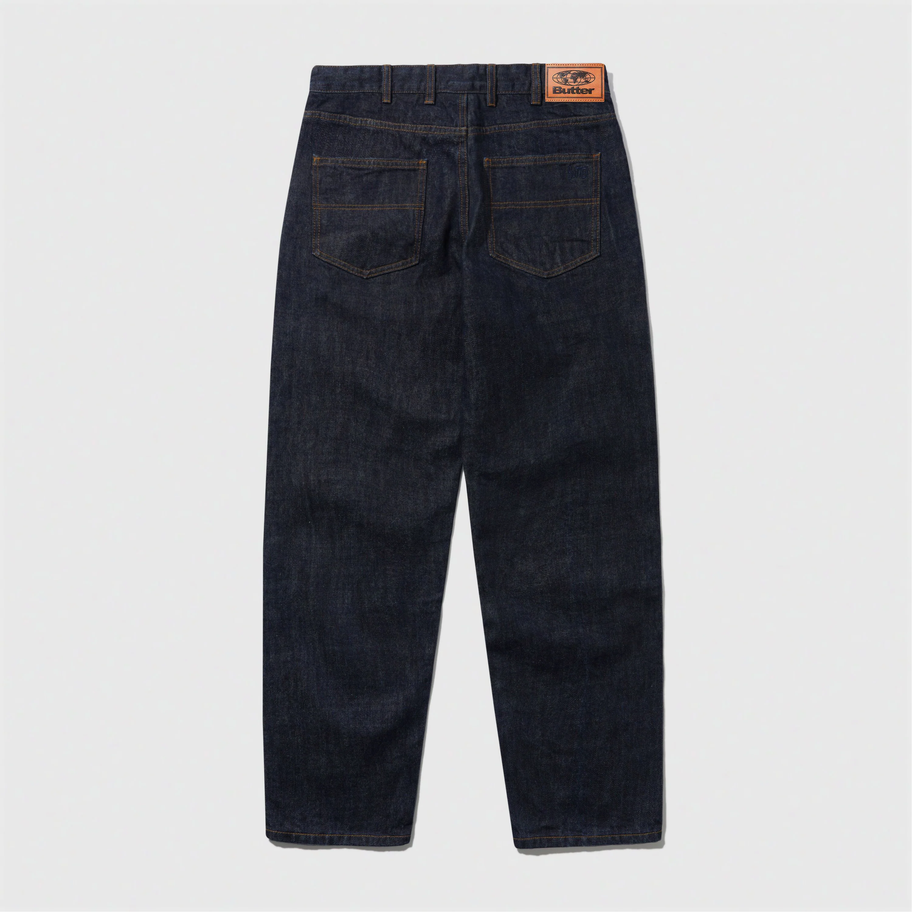 Straight Leg Denim Jeans Selvedge Blue - Image 4