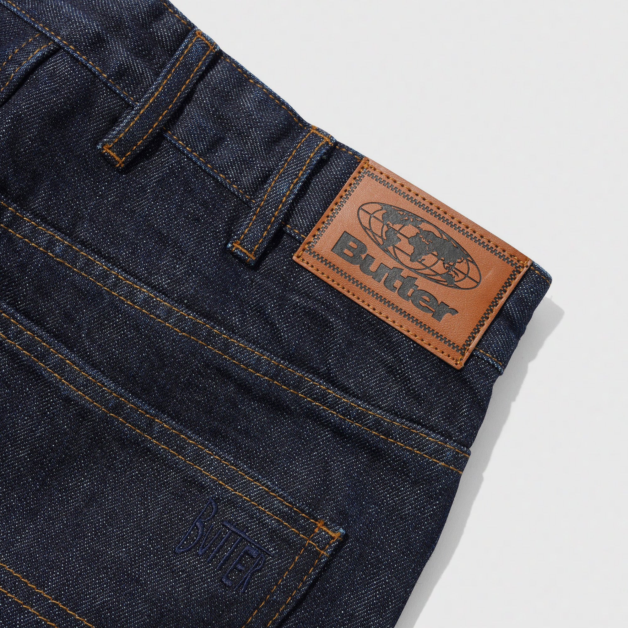 Straight Leg Denim Jeans Selvedge Blue - Image 5