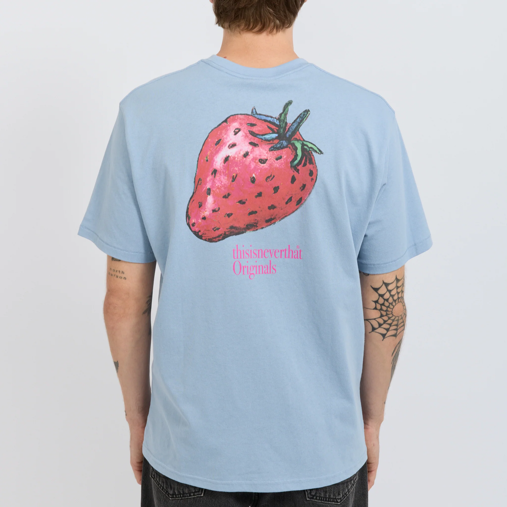 Strawberry Tee Lavender Grey - Image 6
